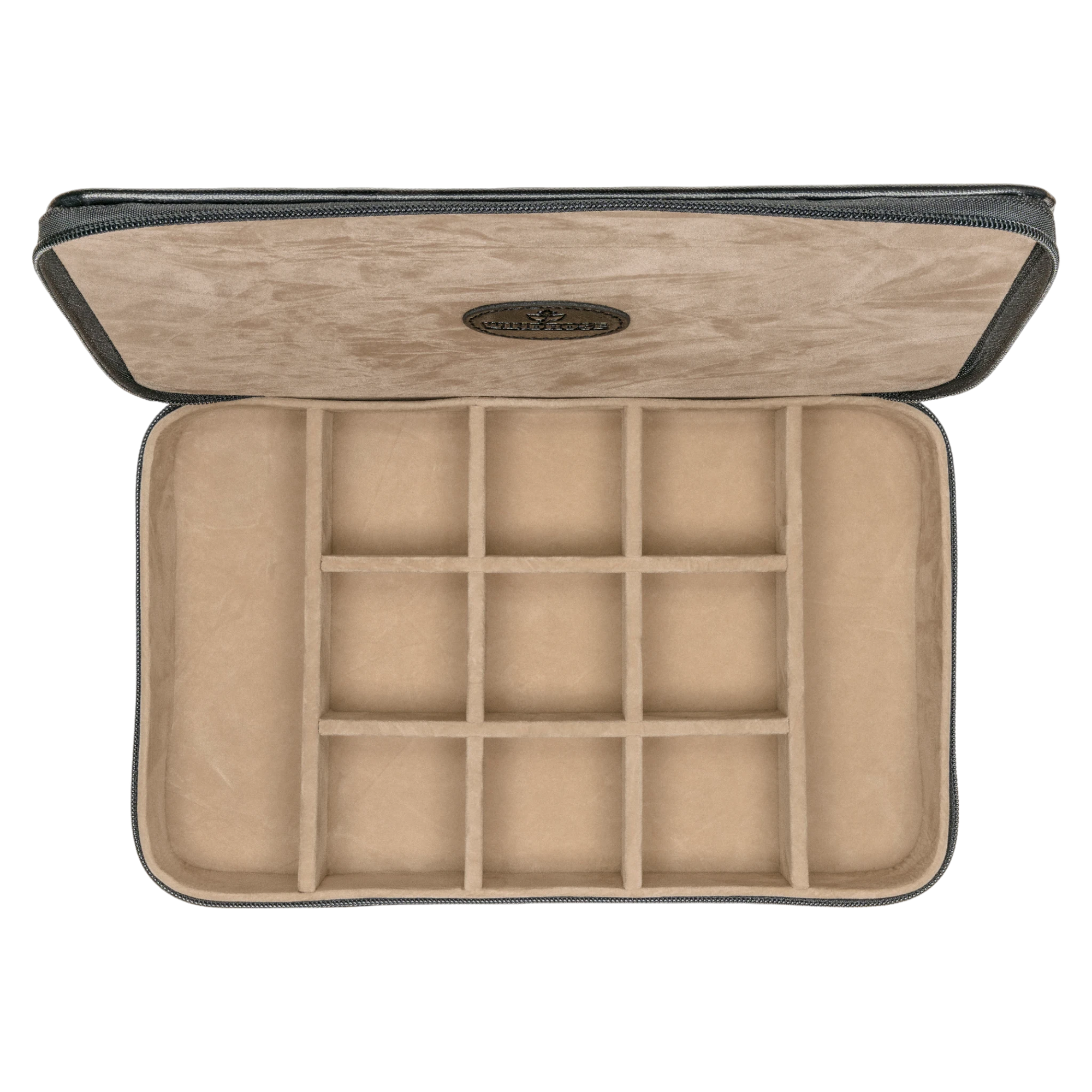 Travel charm box Merino / black