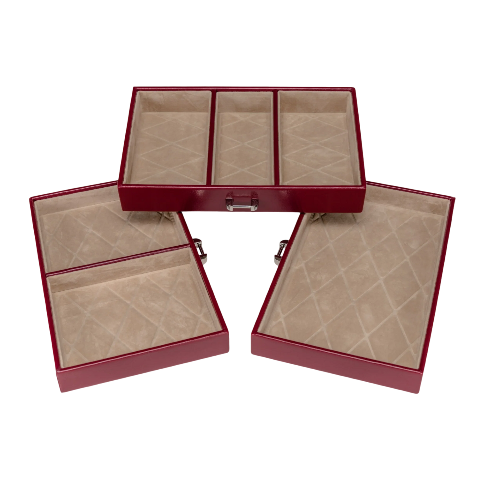 Merino / red jewelry case