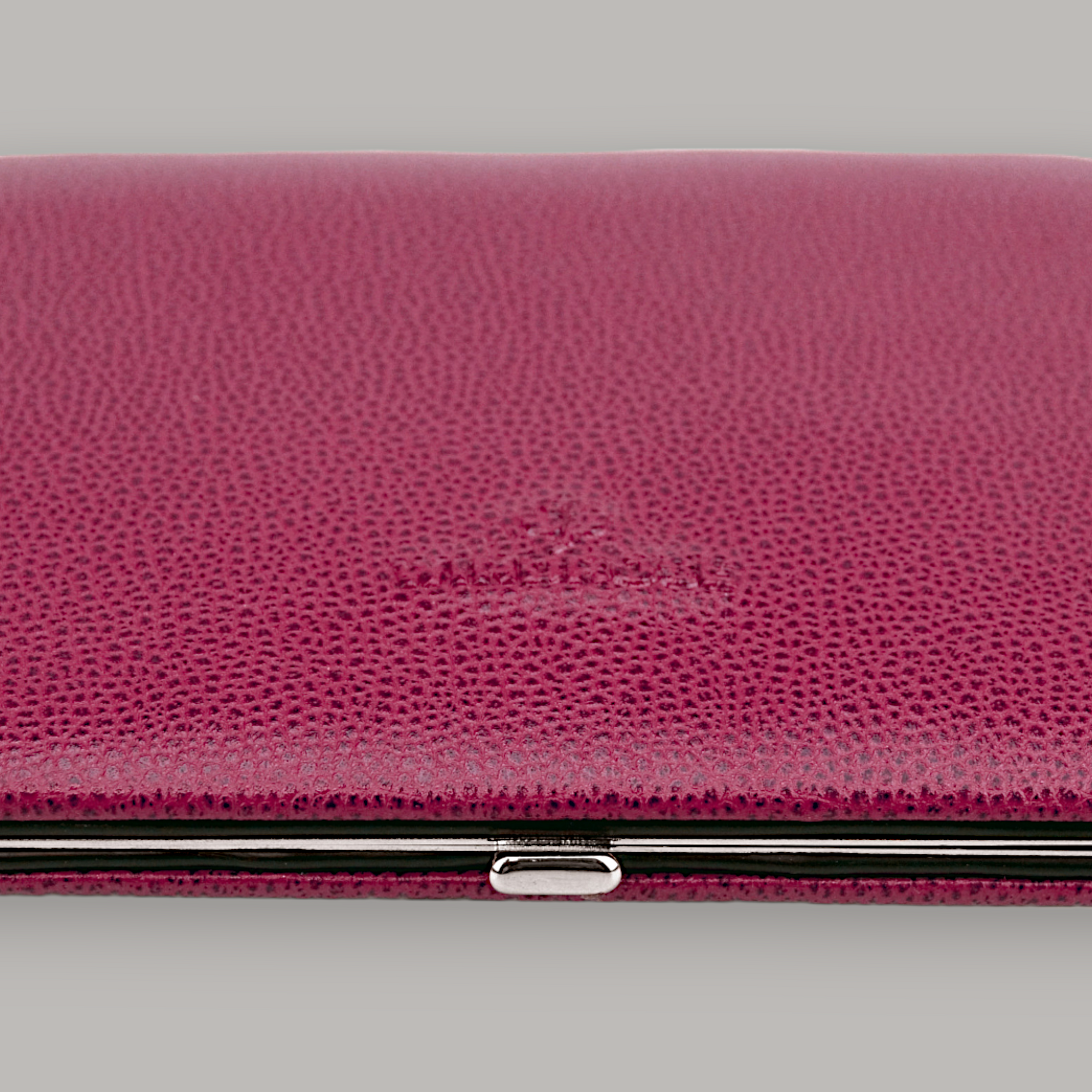 Astuccio per manicure da 10 pezzi Beluga / berry (pelle)