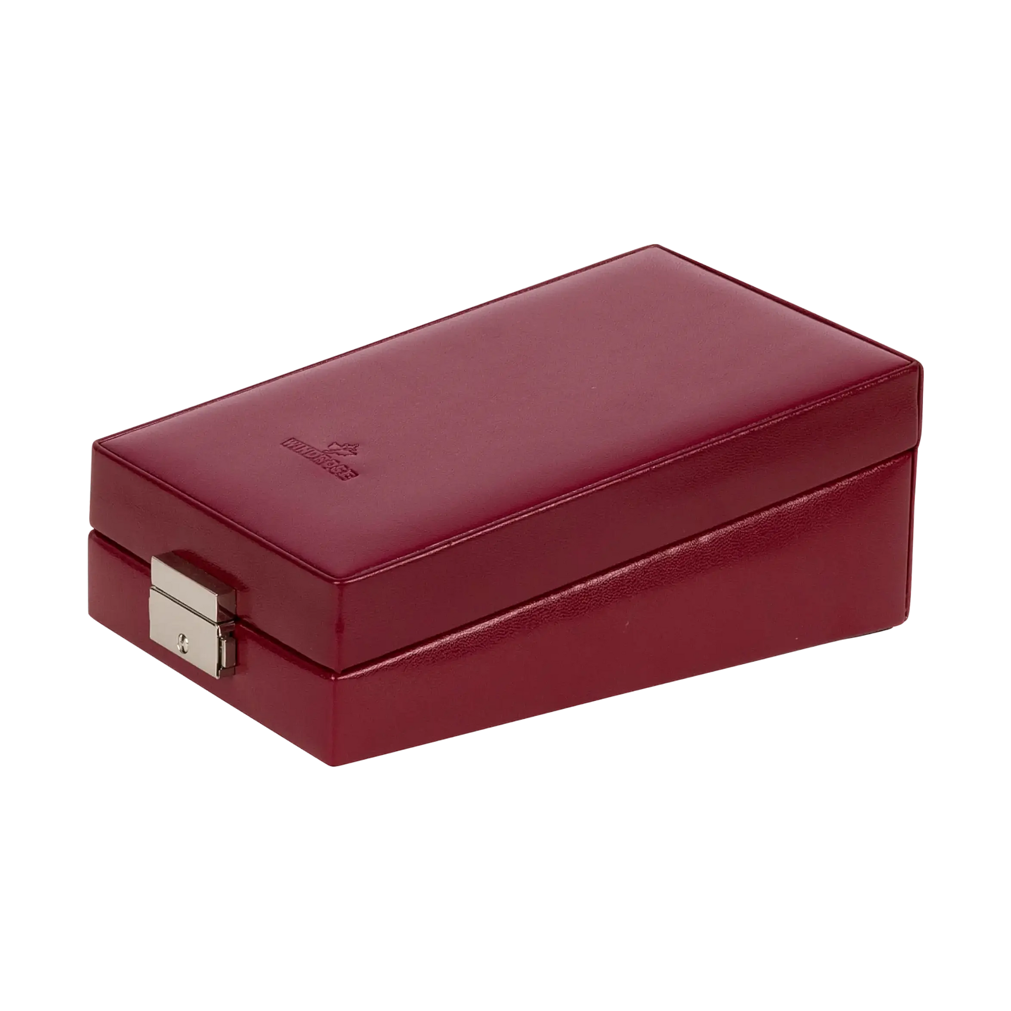 Jewelry box small Merino / red