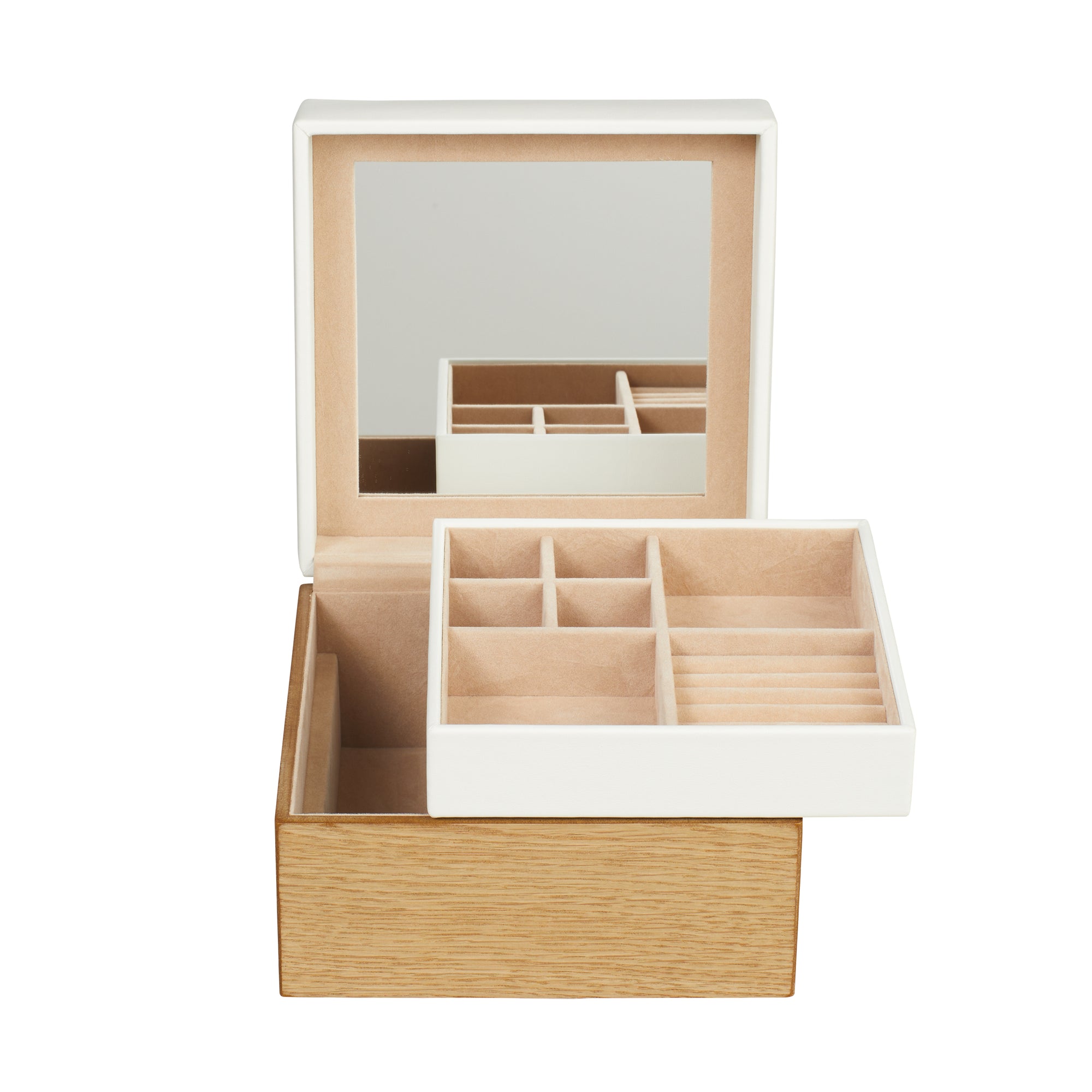 Schmuckkasten klein wood / cream