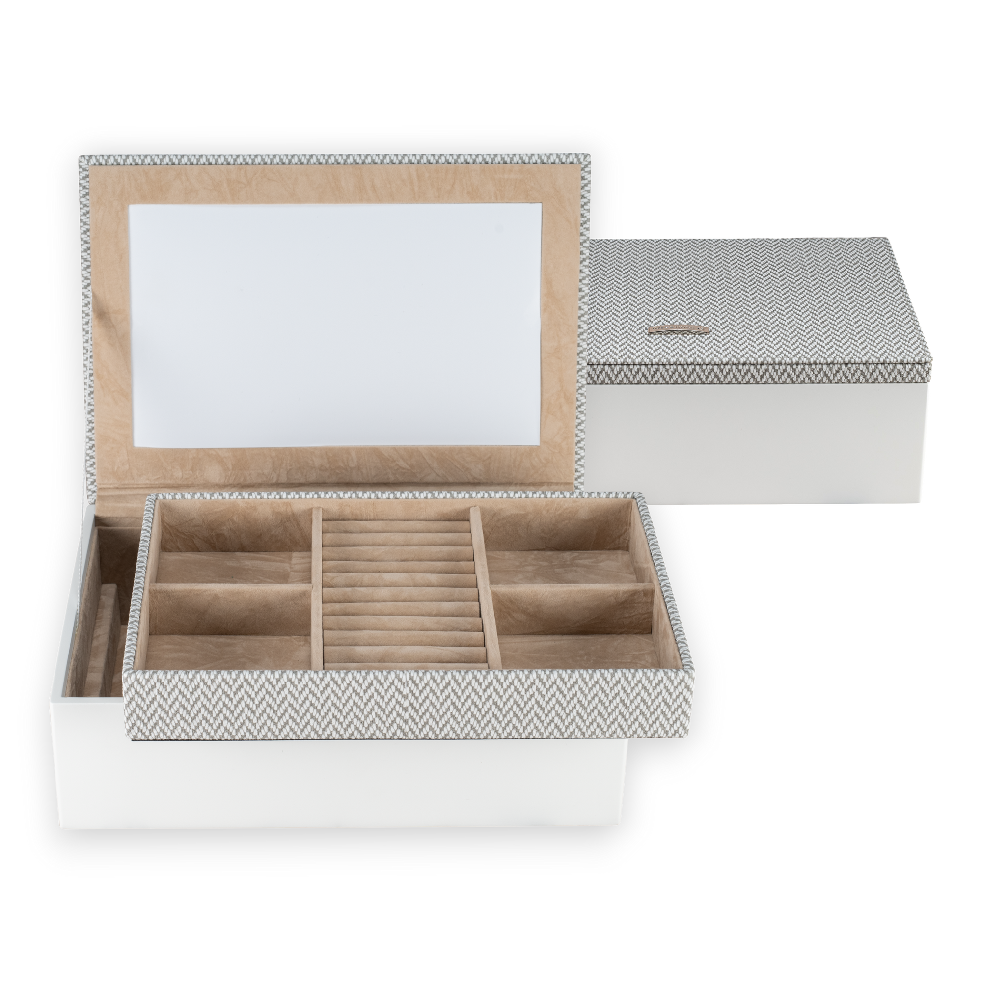 Jewelry box L Calma / white