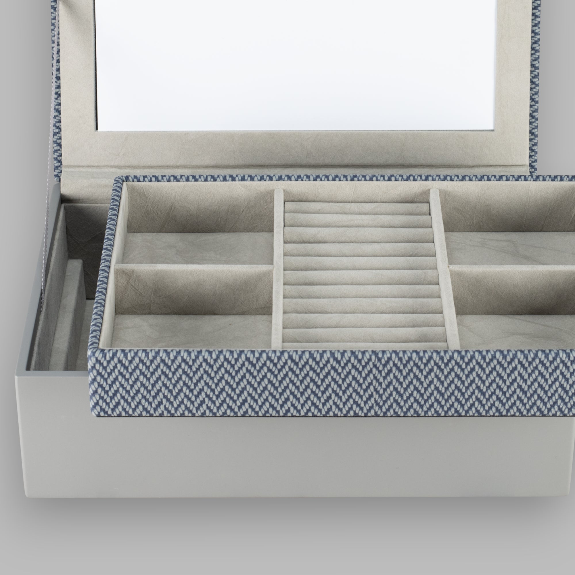 Jewelry box L Calma / grey