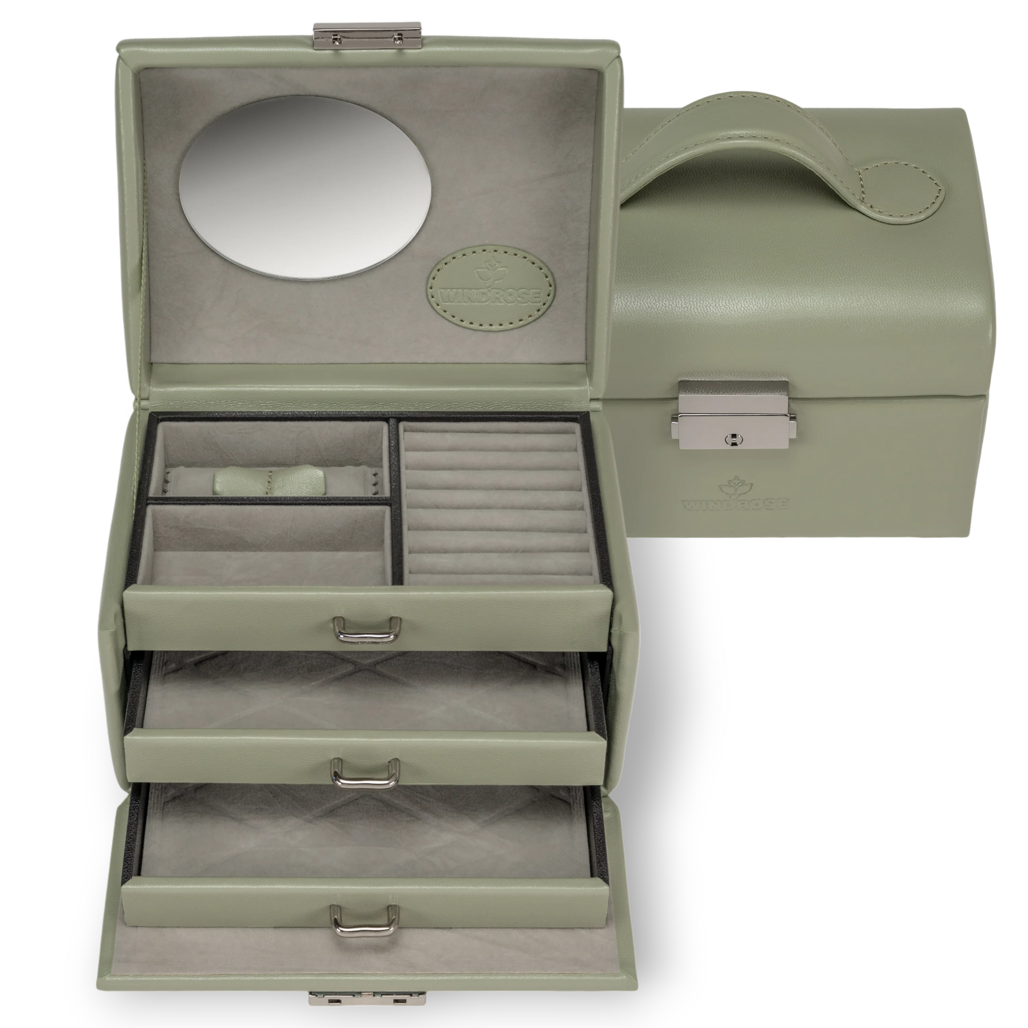 small jewelry case Merino Moda / sage