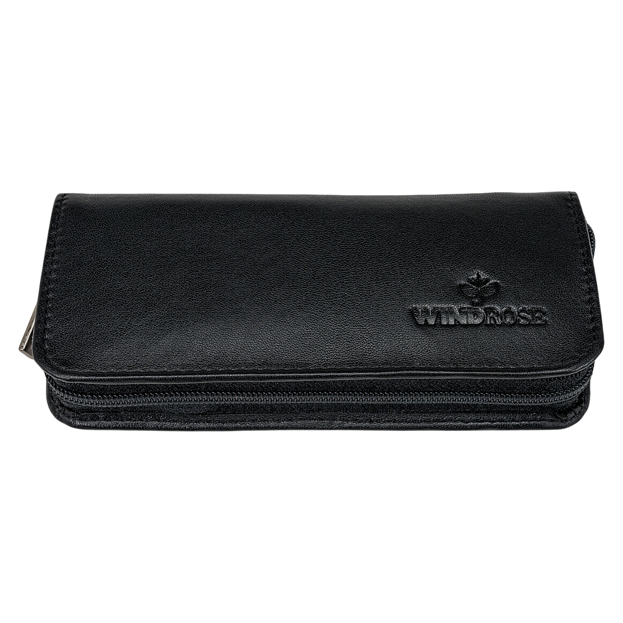 Astuccio per manicure da 5 pezzi nappa / nero (pelle bovina integrale)