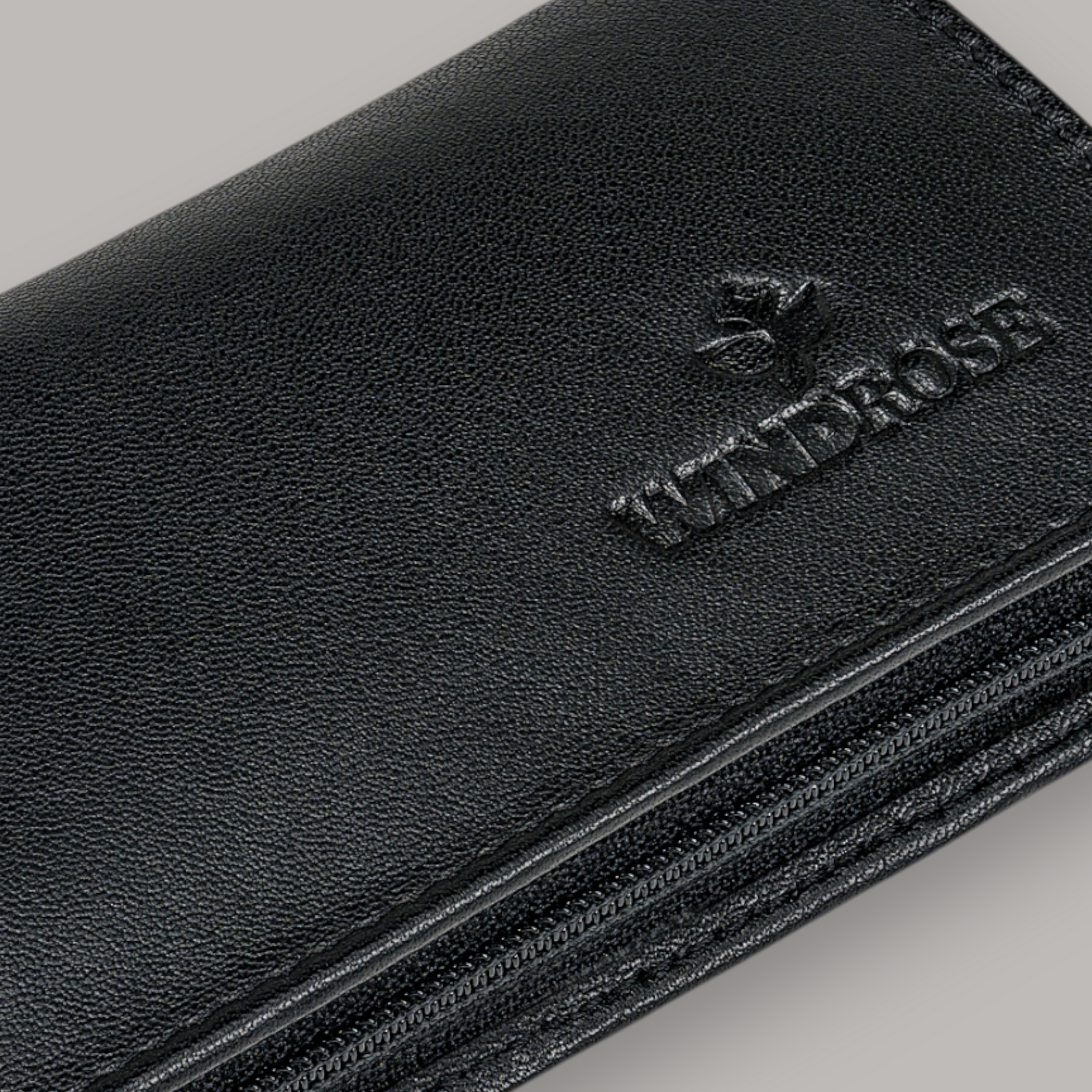 Astuccio per manicure da 5 pezzi nappa / nero (pelle bovina integrale)