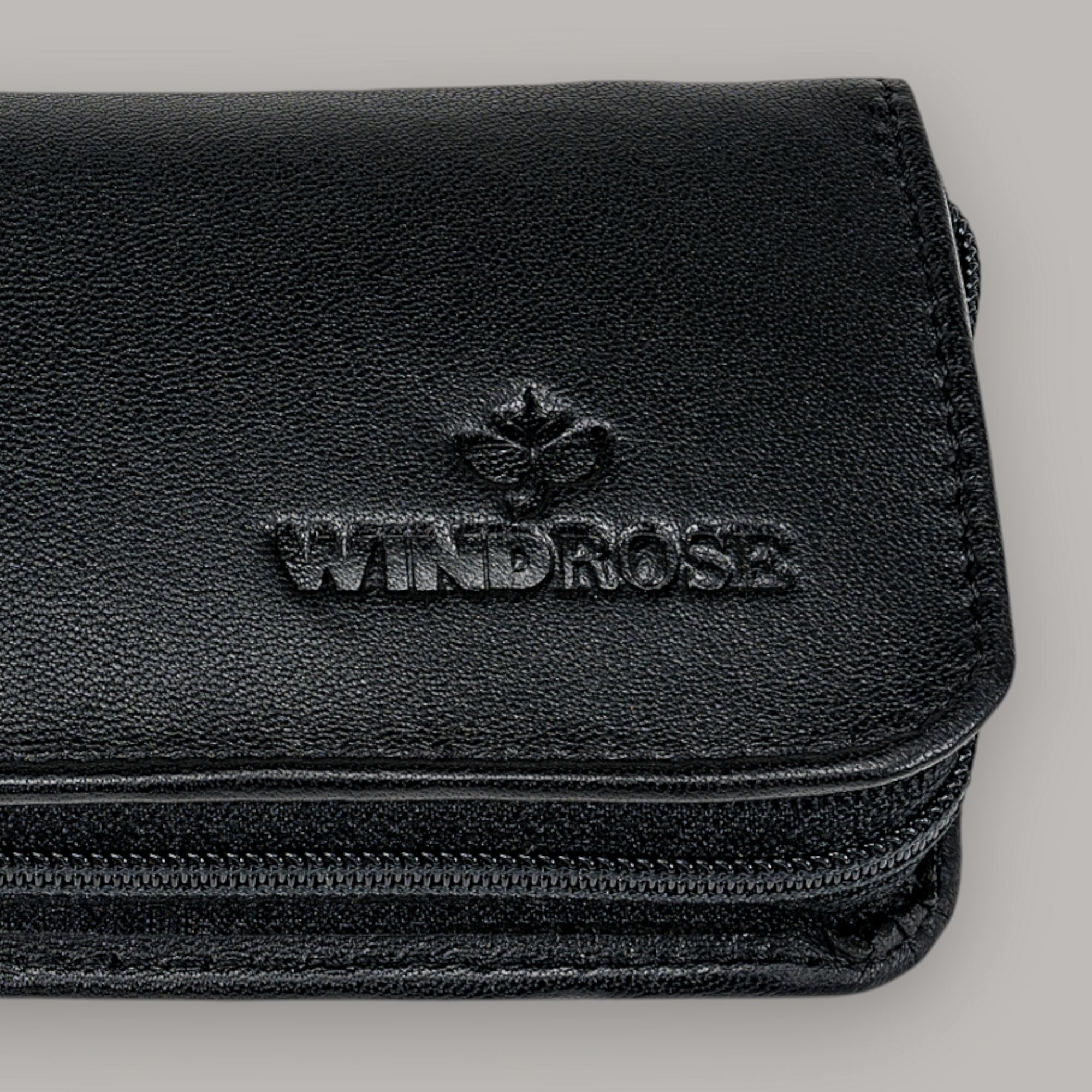 Astuccio per manicure da 5 pezzi nappa / nero (pelle bovina integrale)