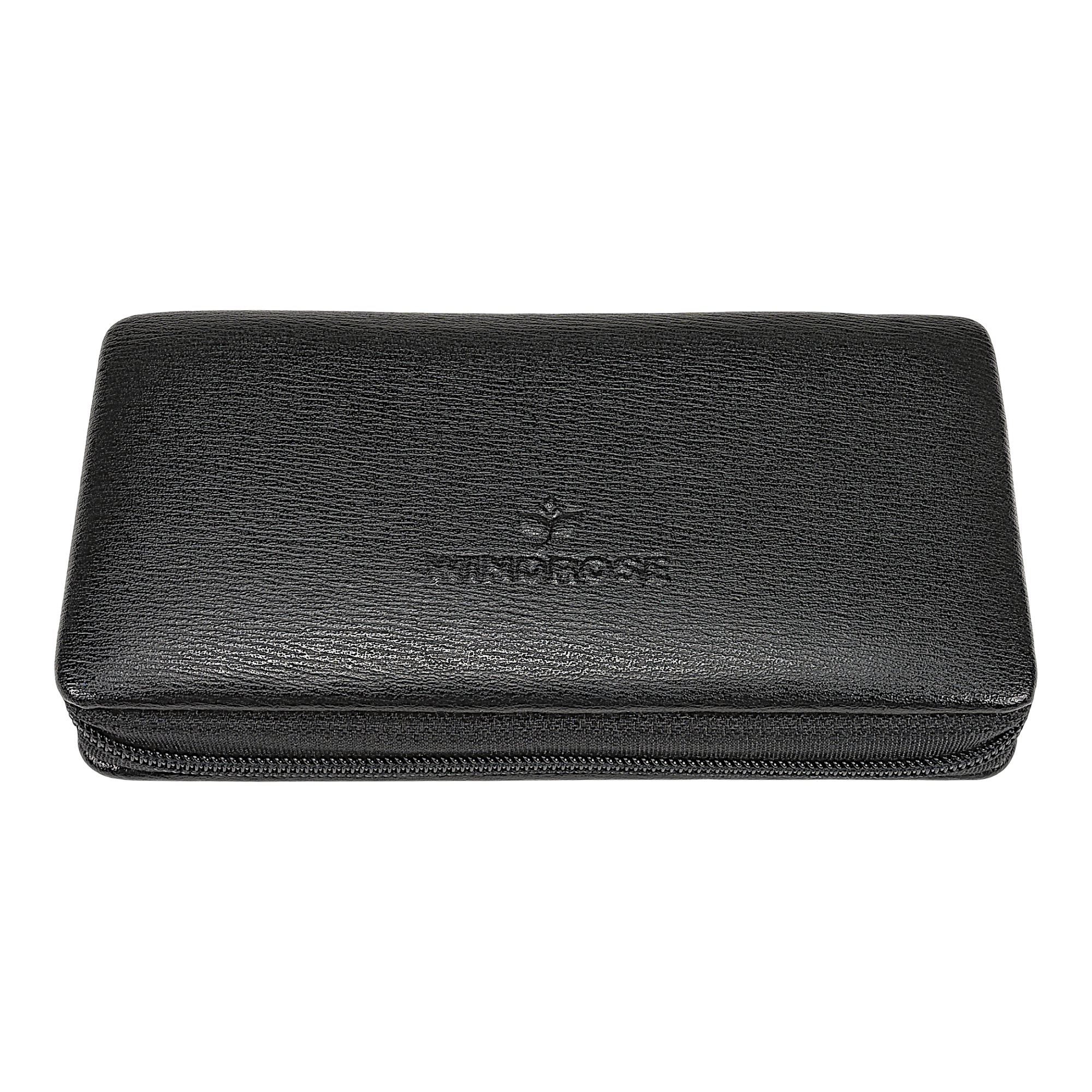 Pětidílné pouzdro na manikúru Ambiance / černá (kůže)