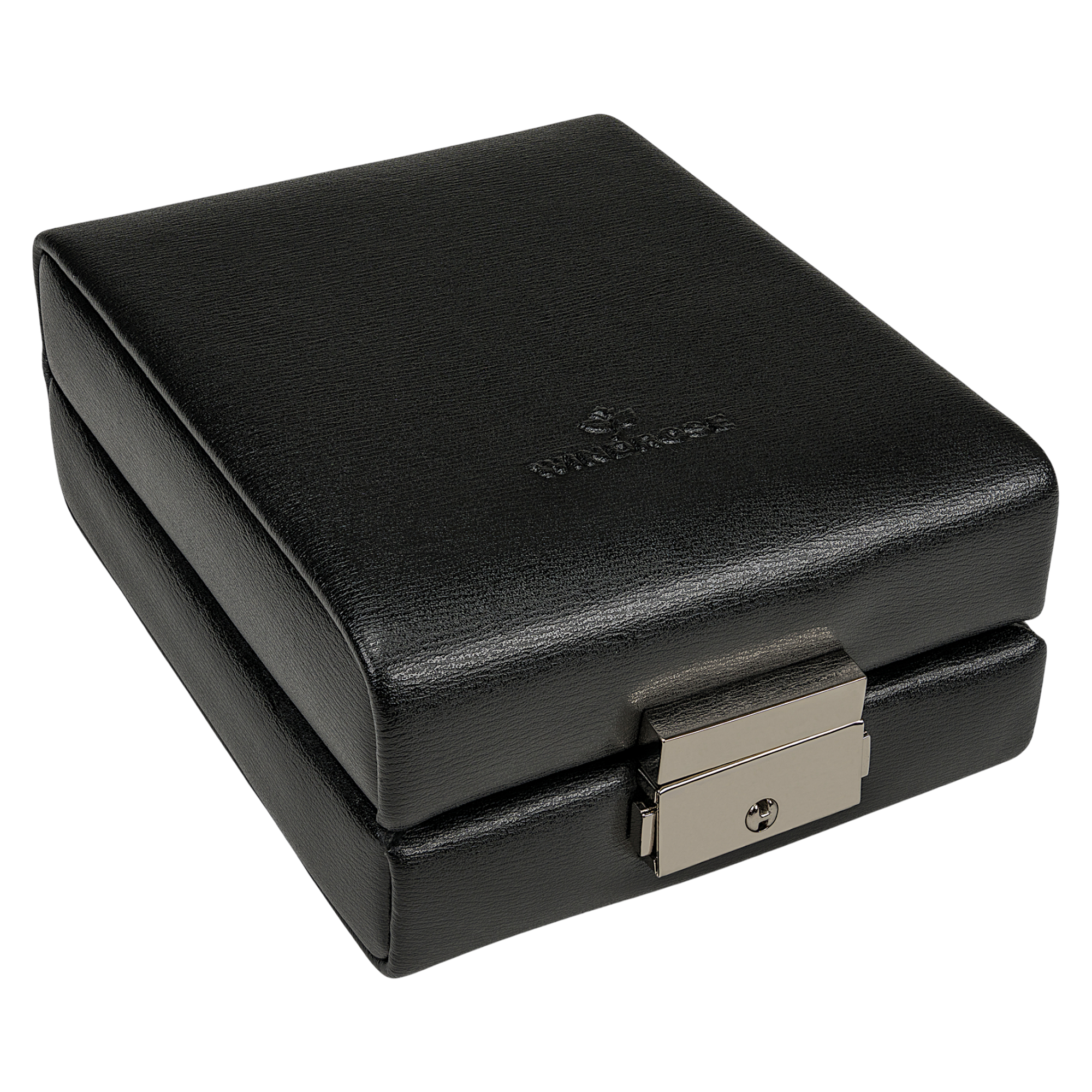 Estuche para joyas/relojes con inserción (puede utilizarse como estuche independiente) Ambiance / negro (cuero)