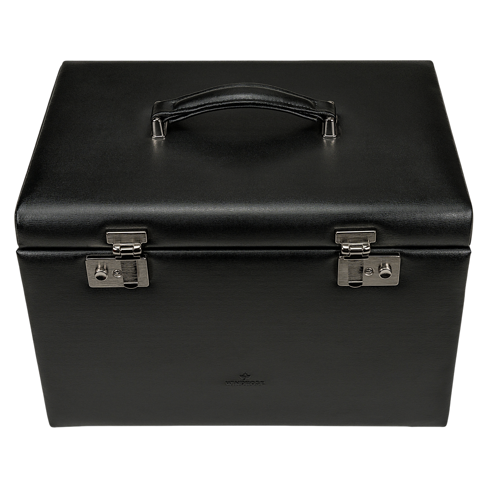 Estuche para joyas/relojes con inserción (puede utilizarse como estuche independiente) Ambiance / negro (cuero)