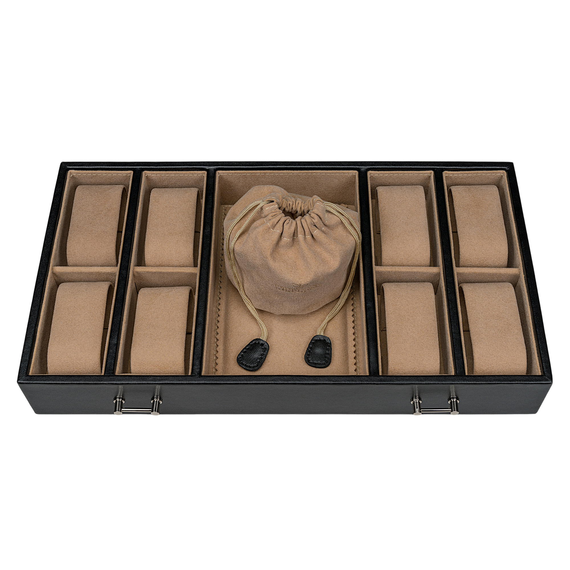 Ambiance jewelry / watch case / black (leather)