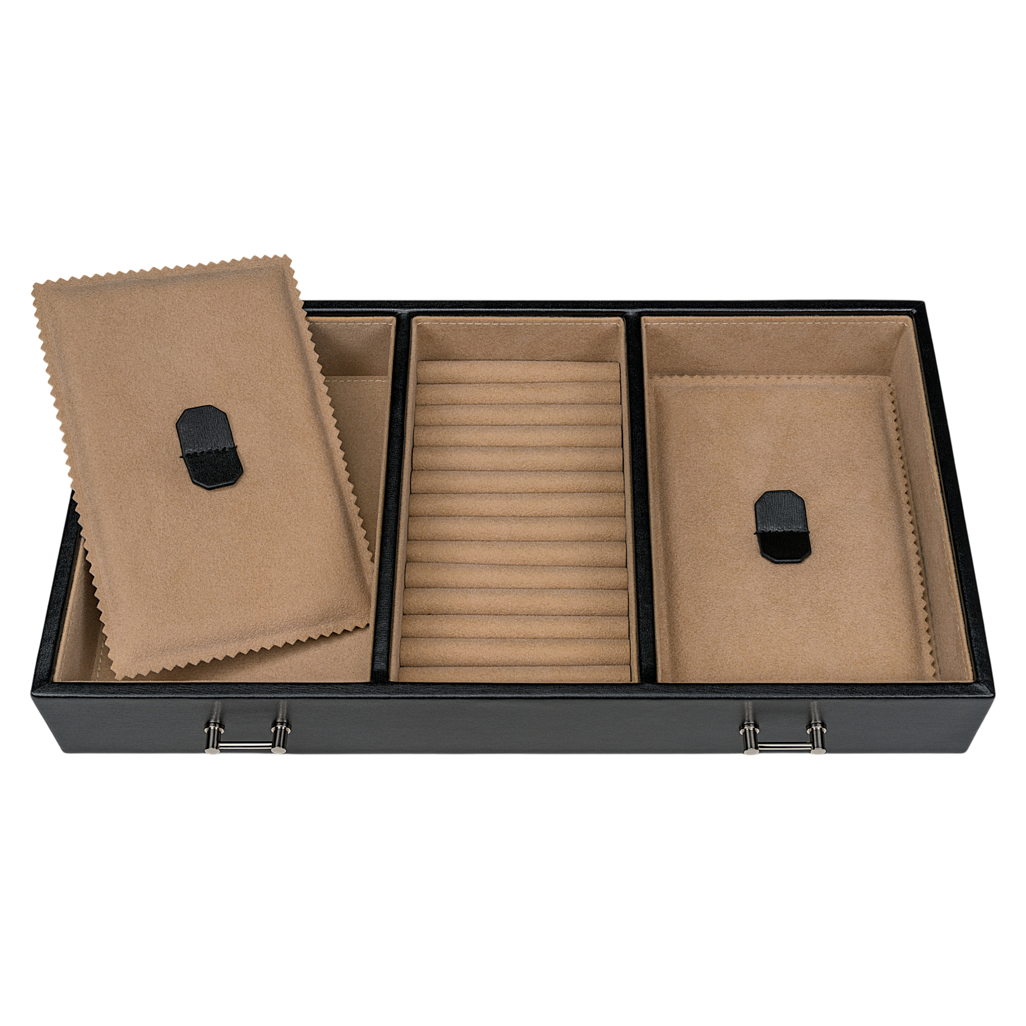 Ambiance jewelry / watch case / black (leather)