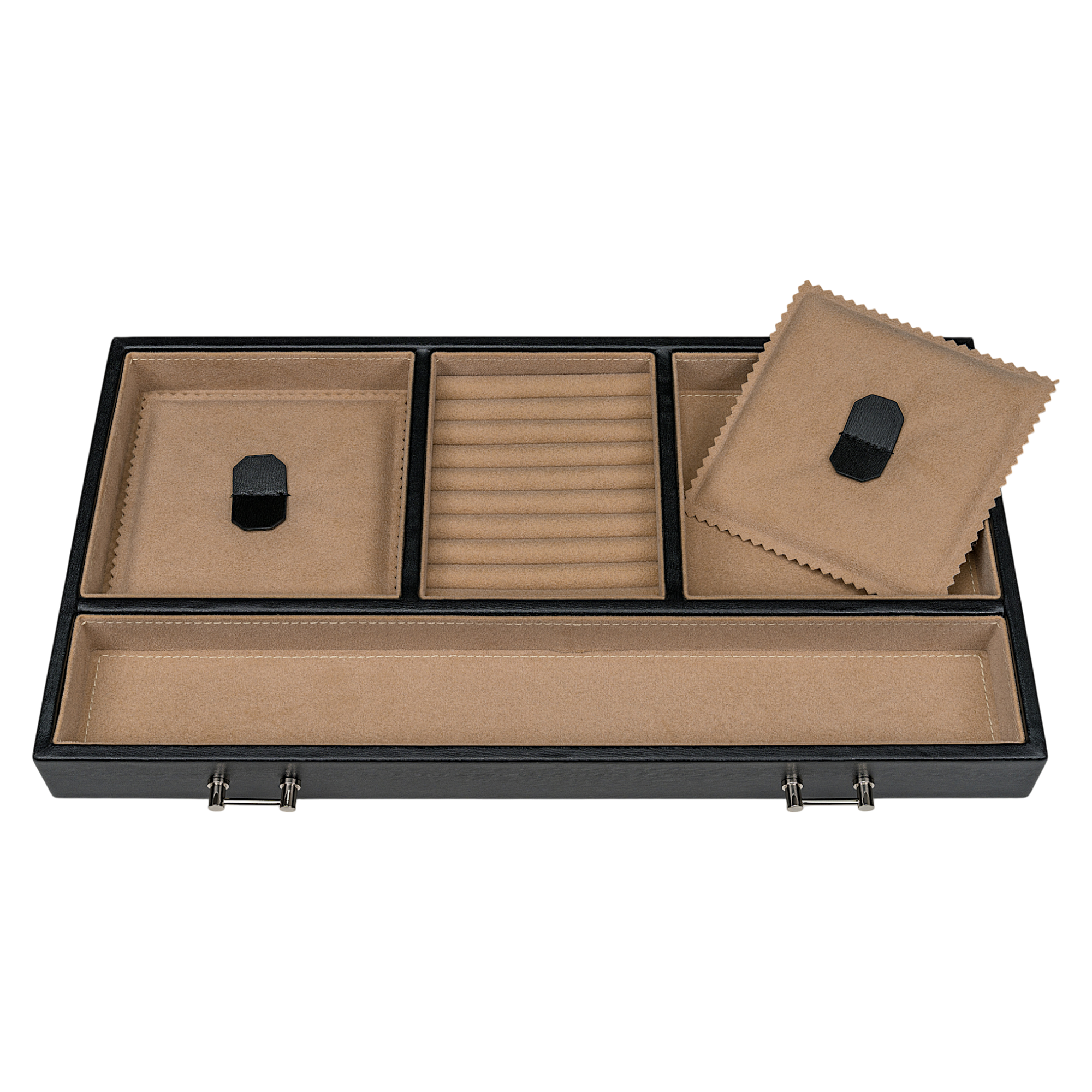Ambiance jewelry / watch case / black (leather)