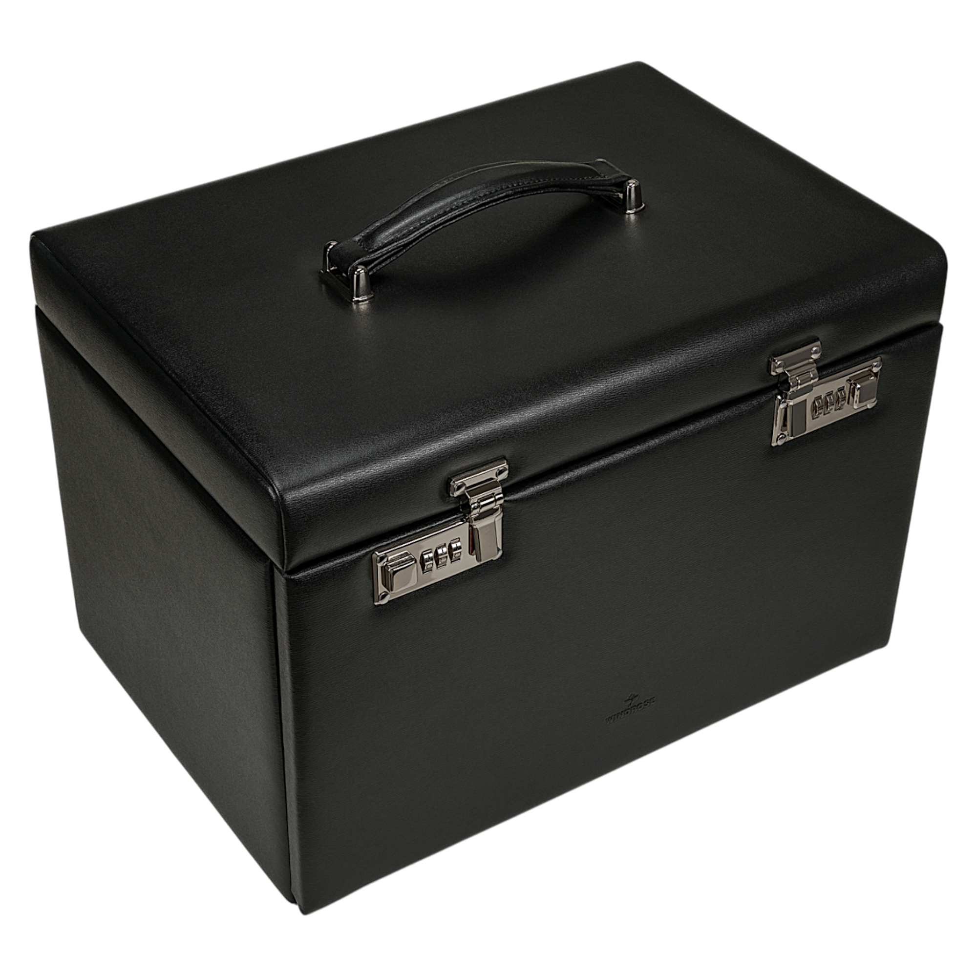 Ambiance jewelry / watch case / black (leather)