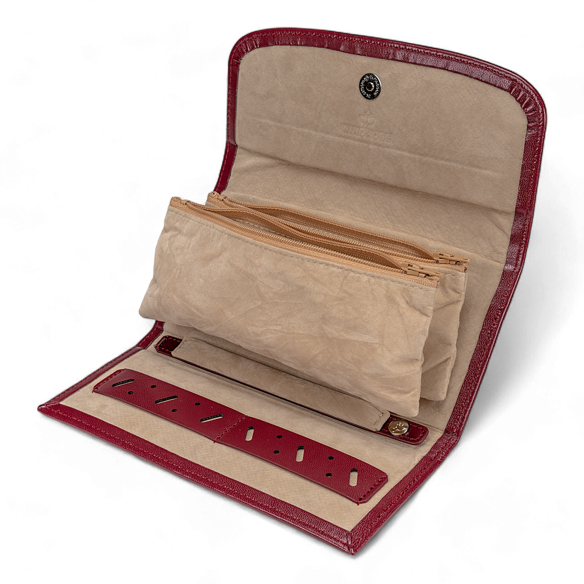 Merino / red jewelry bag