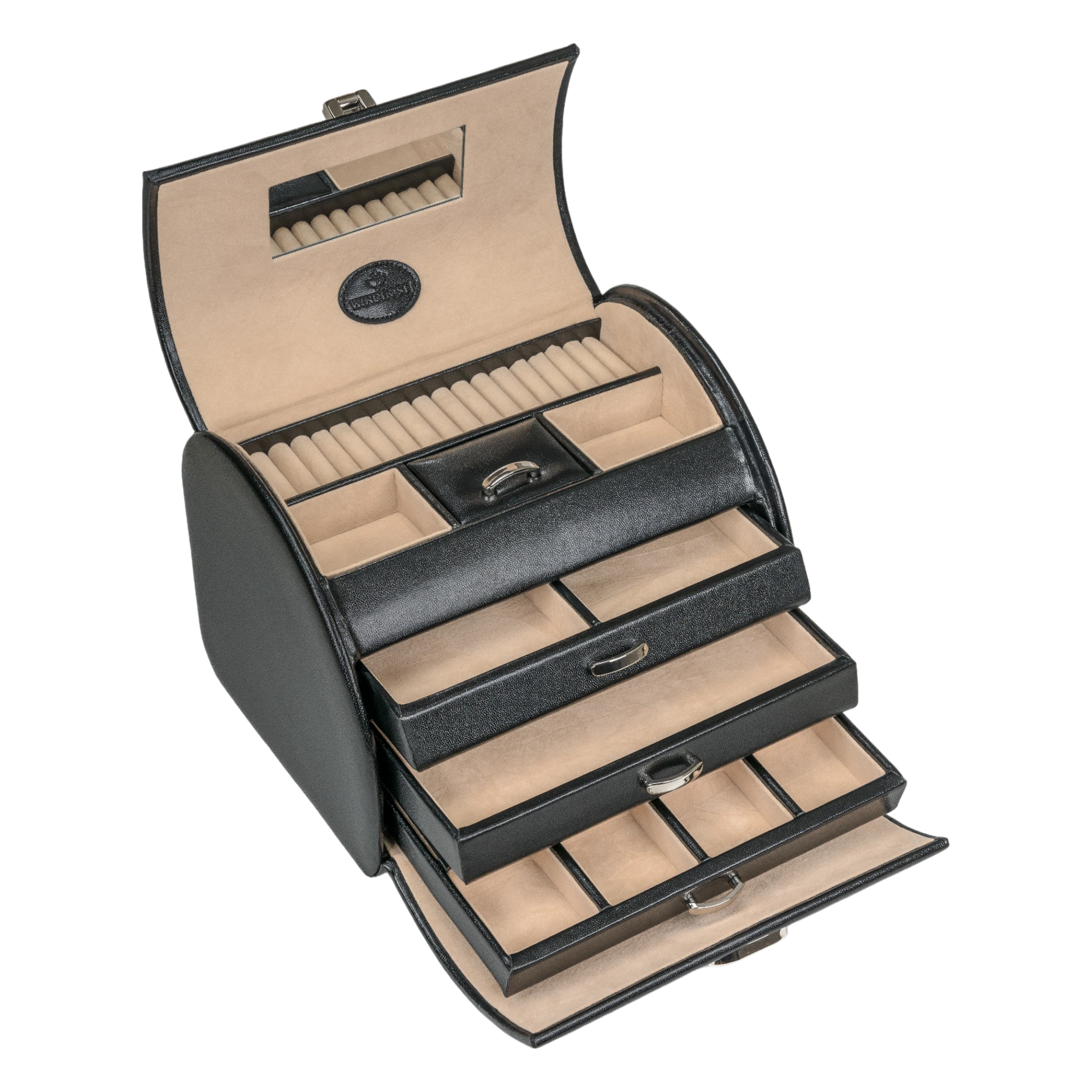 Jewelry case Merino / black