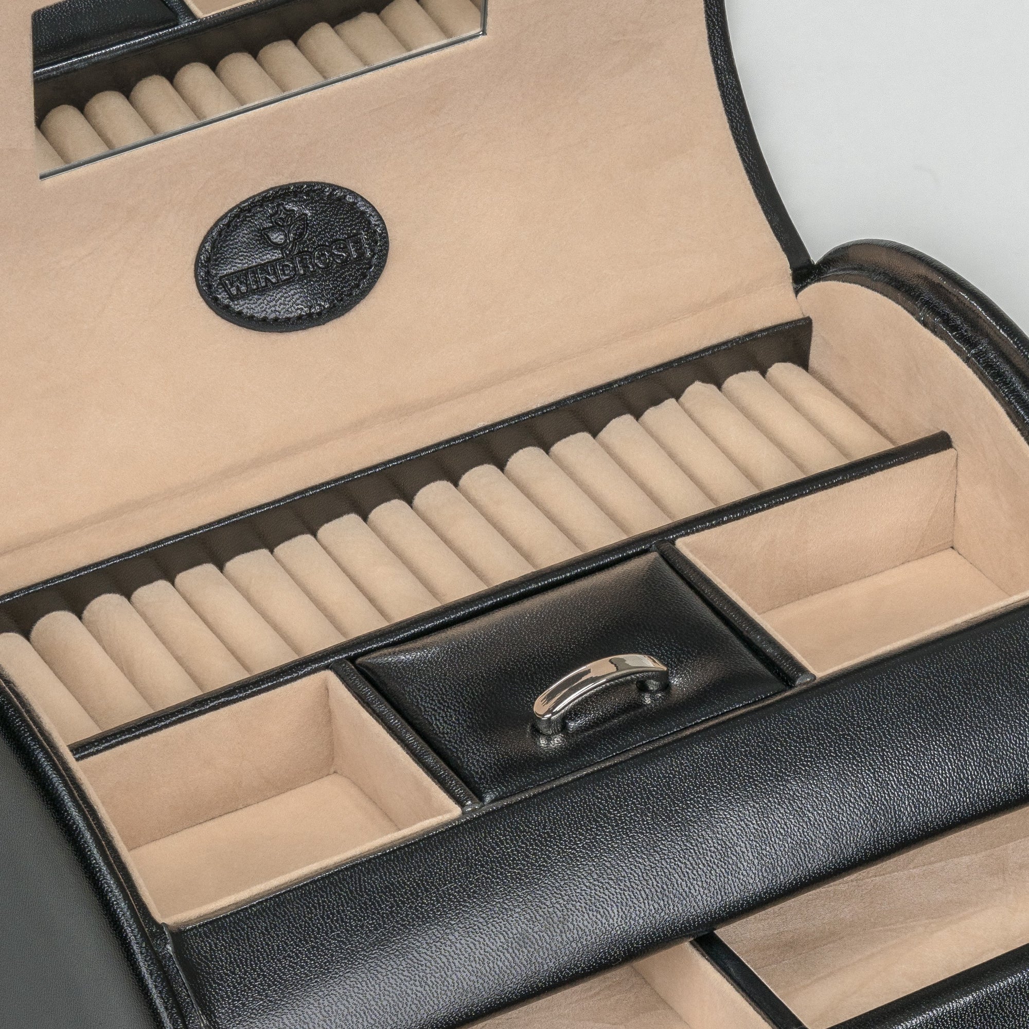 Jewelry case Merino / black