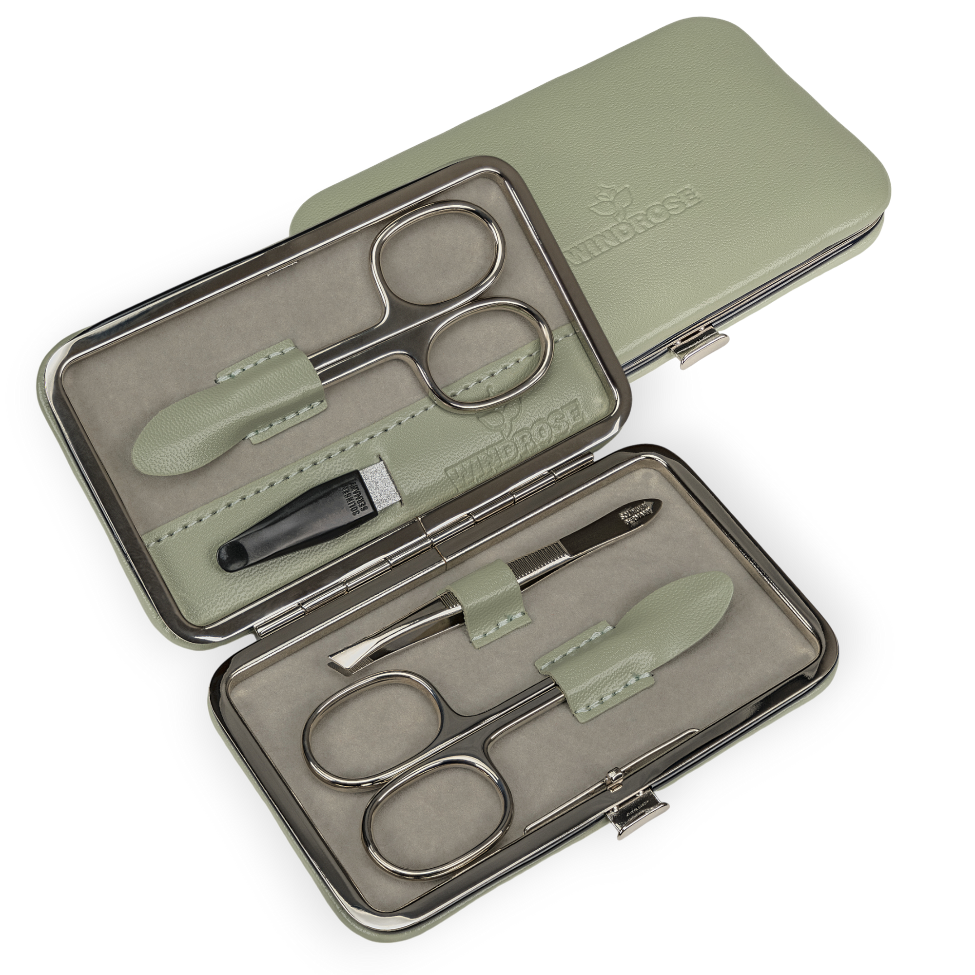 Estojo de manicura de 4 peças Merino Moda / sage