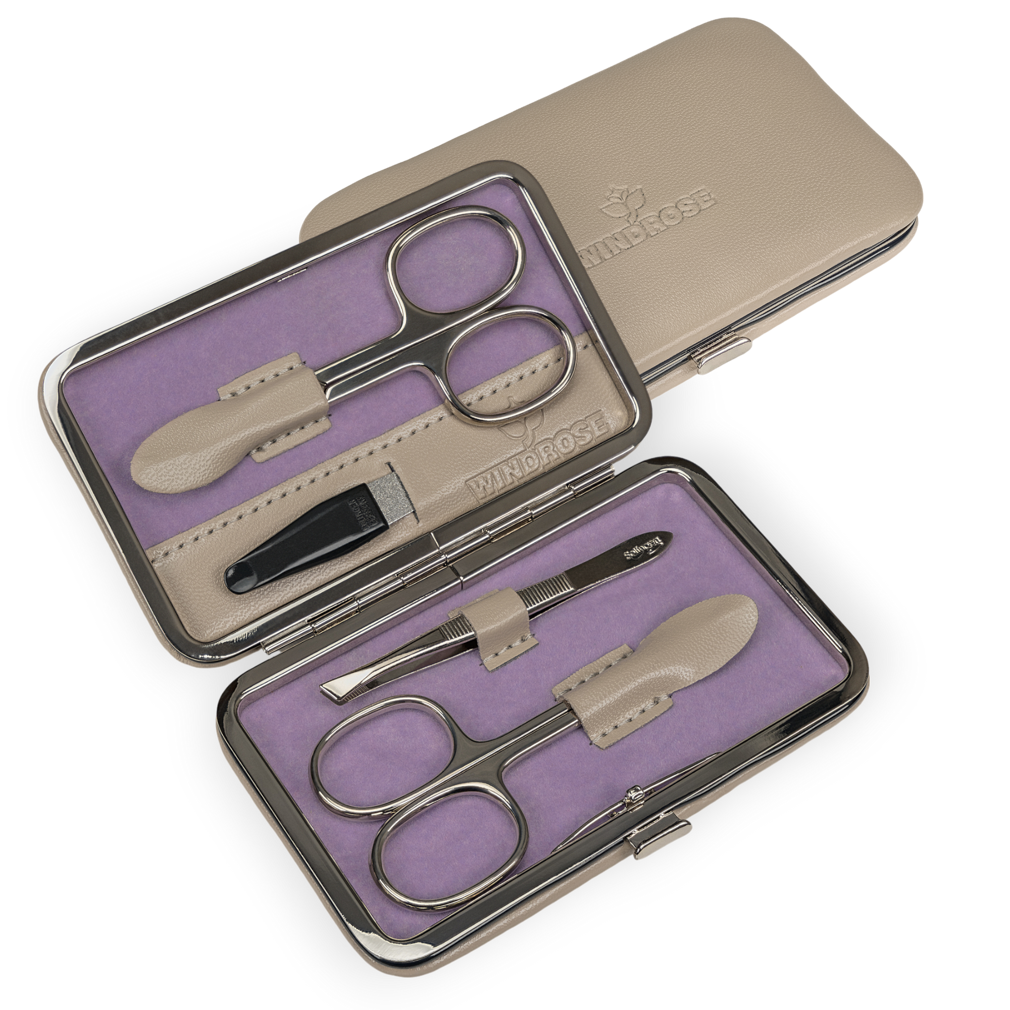 Estuche de manicura de 4 piezas Merino Moda / beige