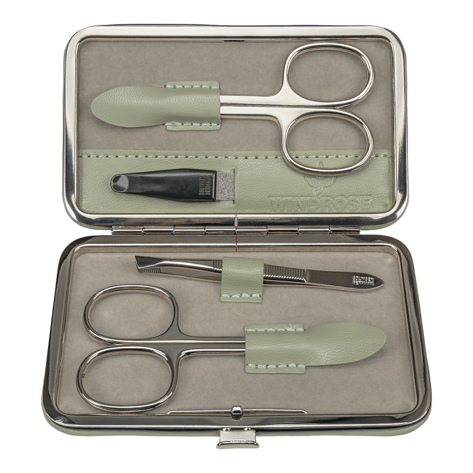 Estojo de manicura de 4 peças Merino Moda / sage