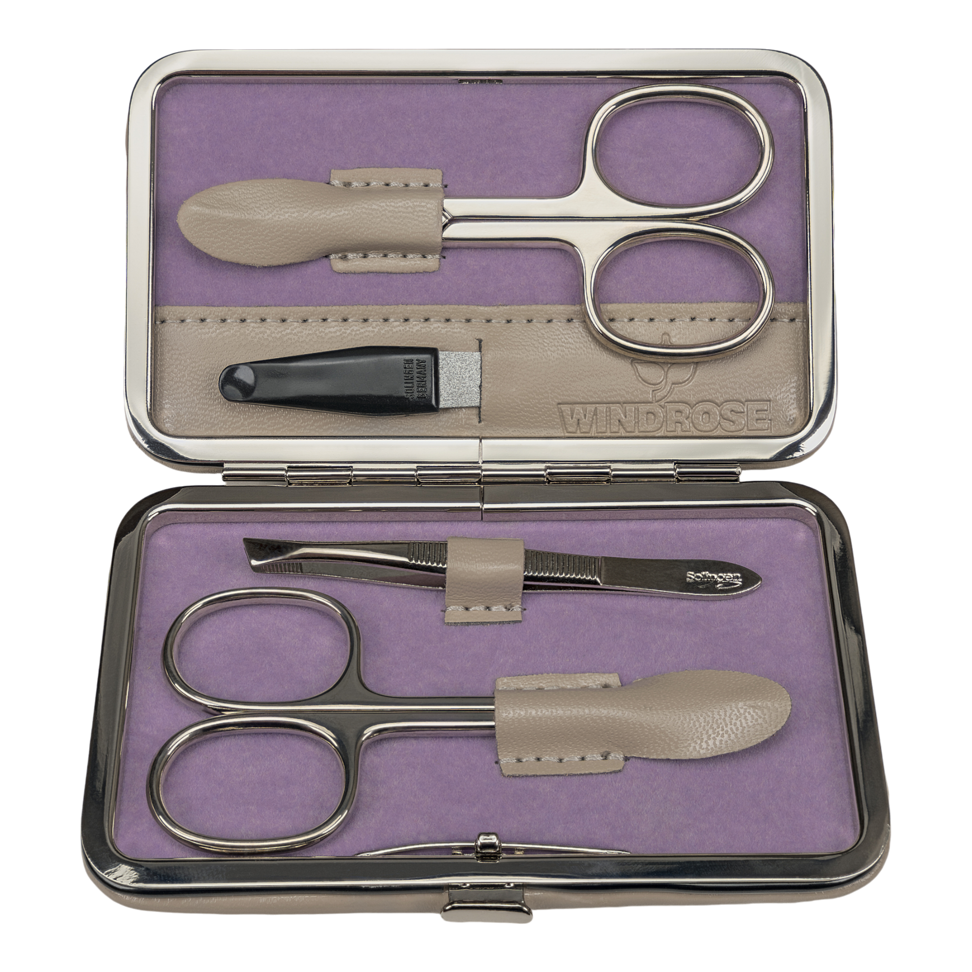 Estuche de manicura de 4 piezas Merino Moda / beige