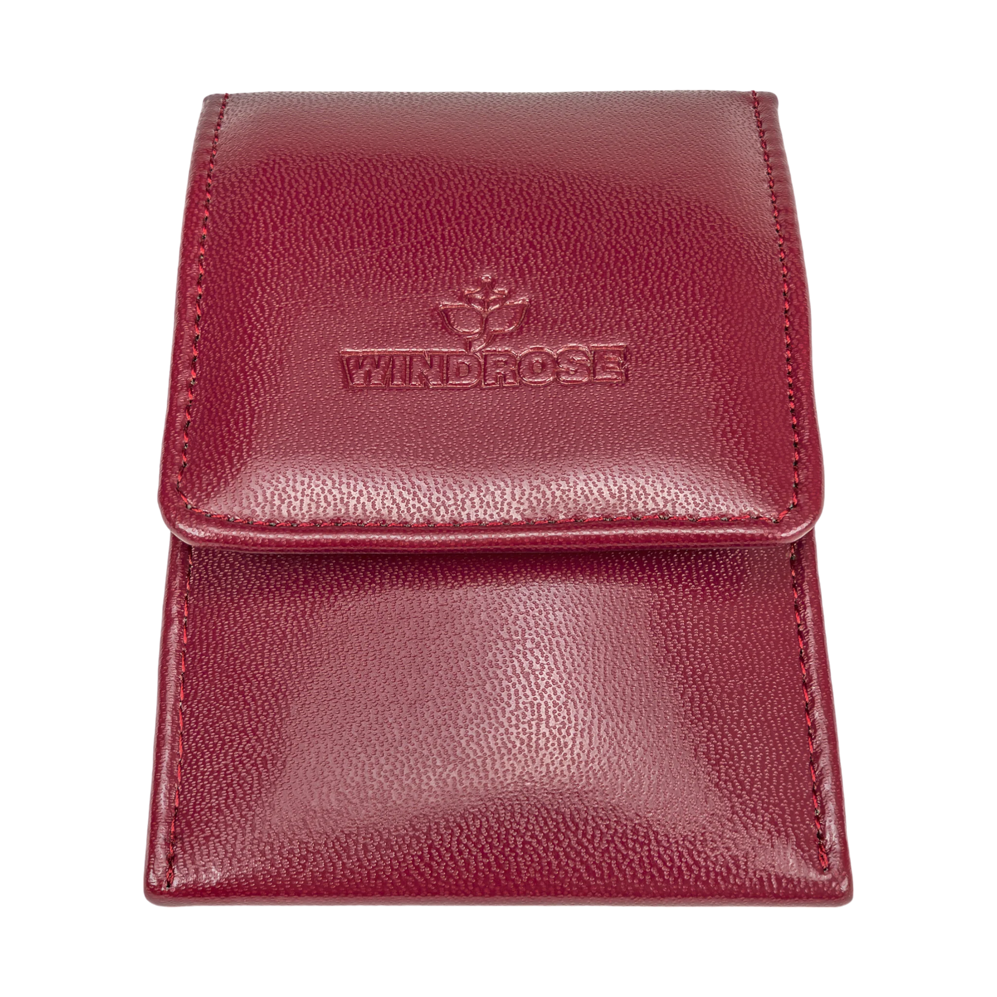 4-delige manicurekoffer Merino / rood