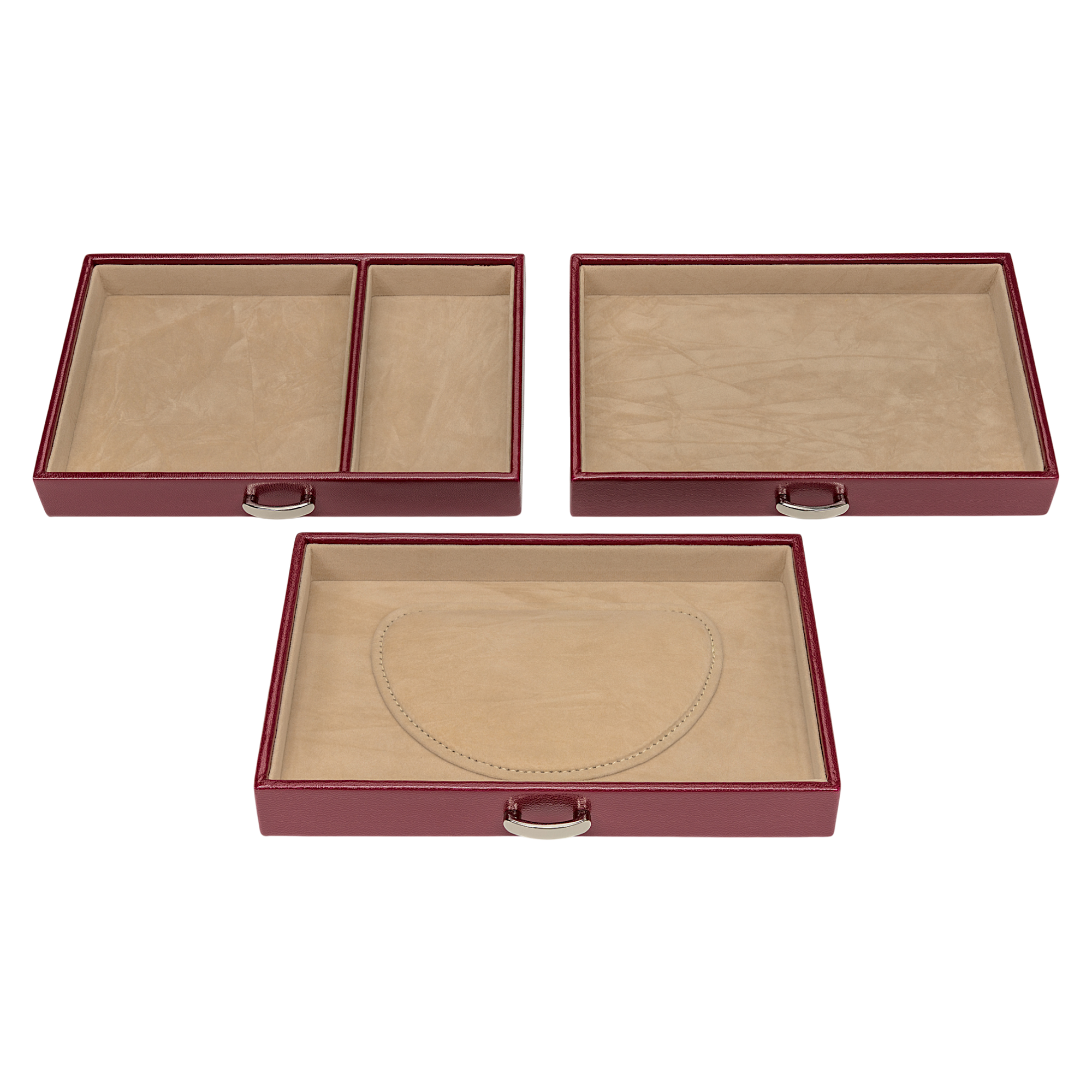 Merino / red jewelry case
