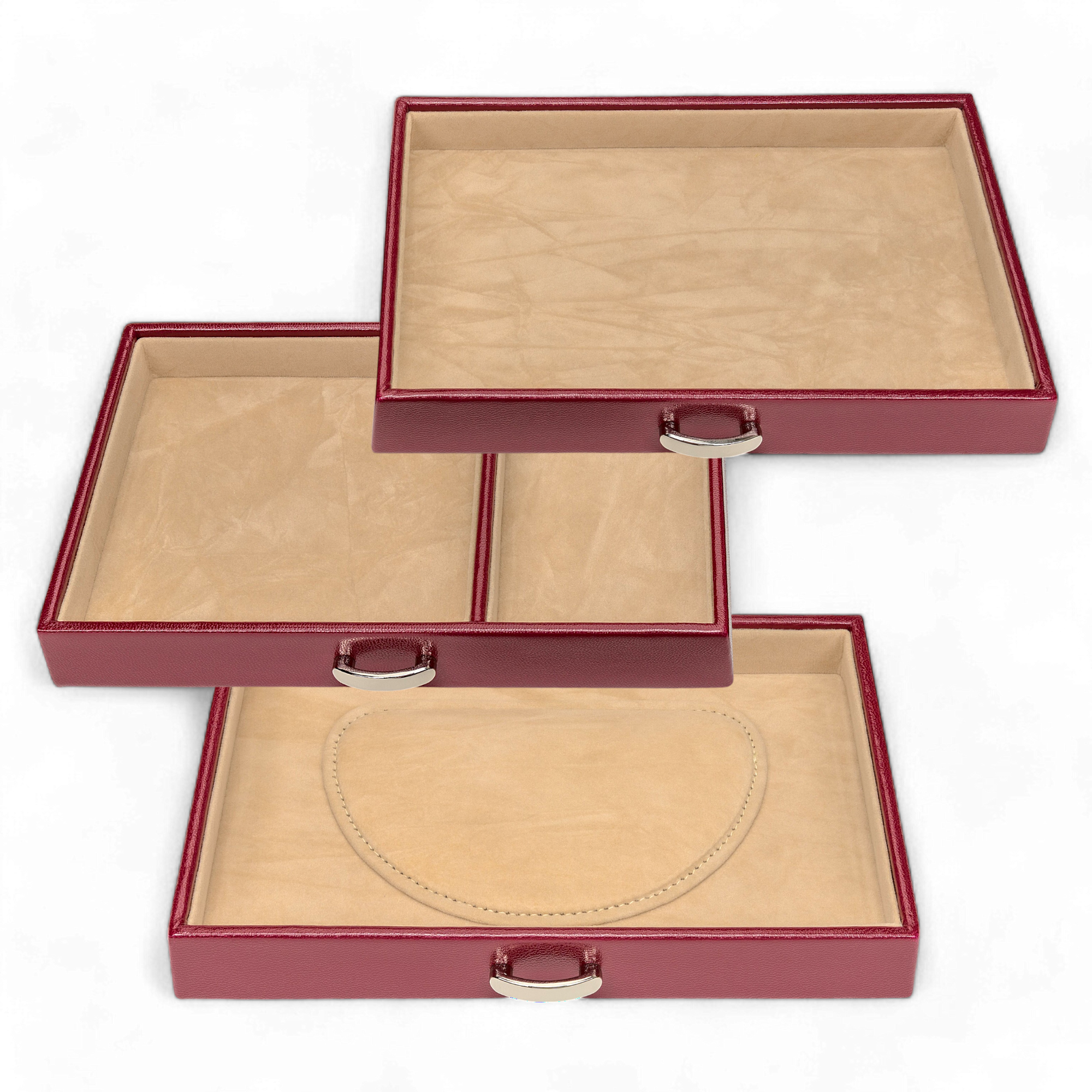 Merino / red jewelry case