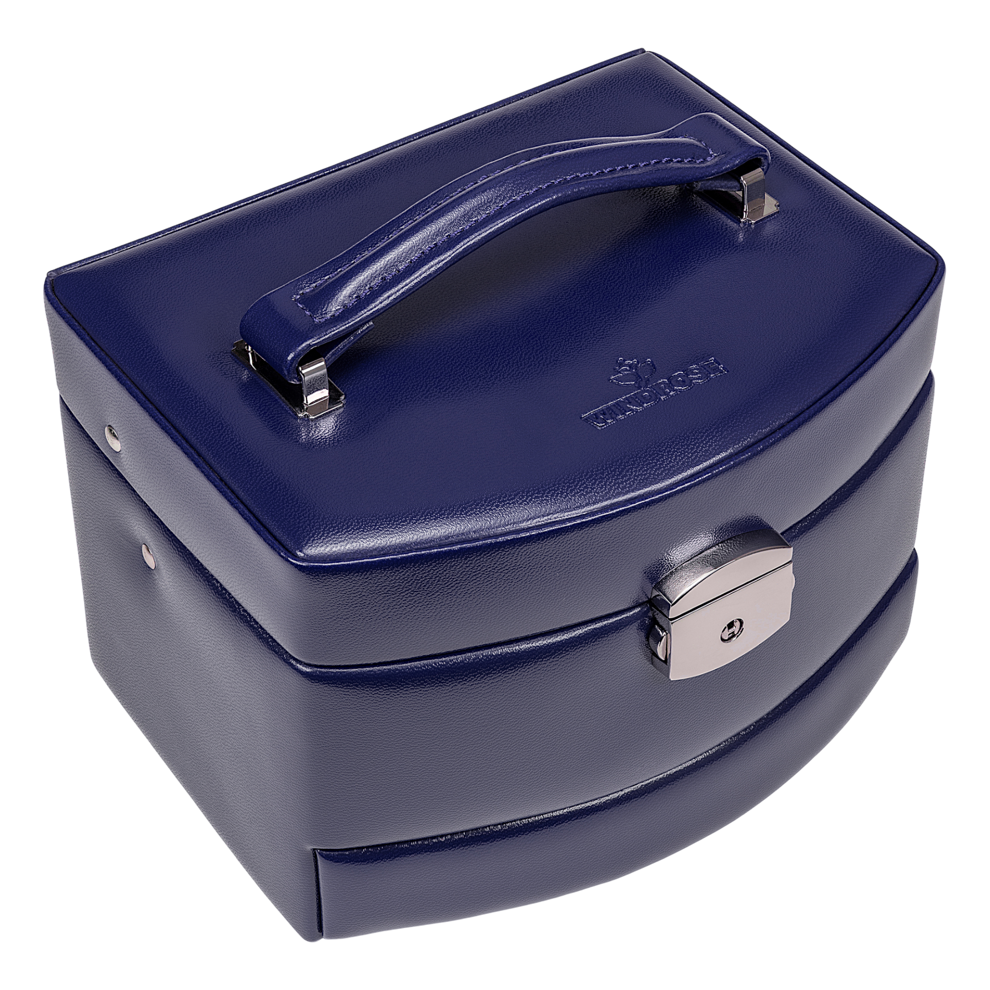 Automatic jewelry case Merino Moda / dark blue