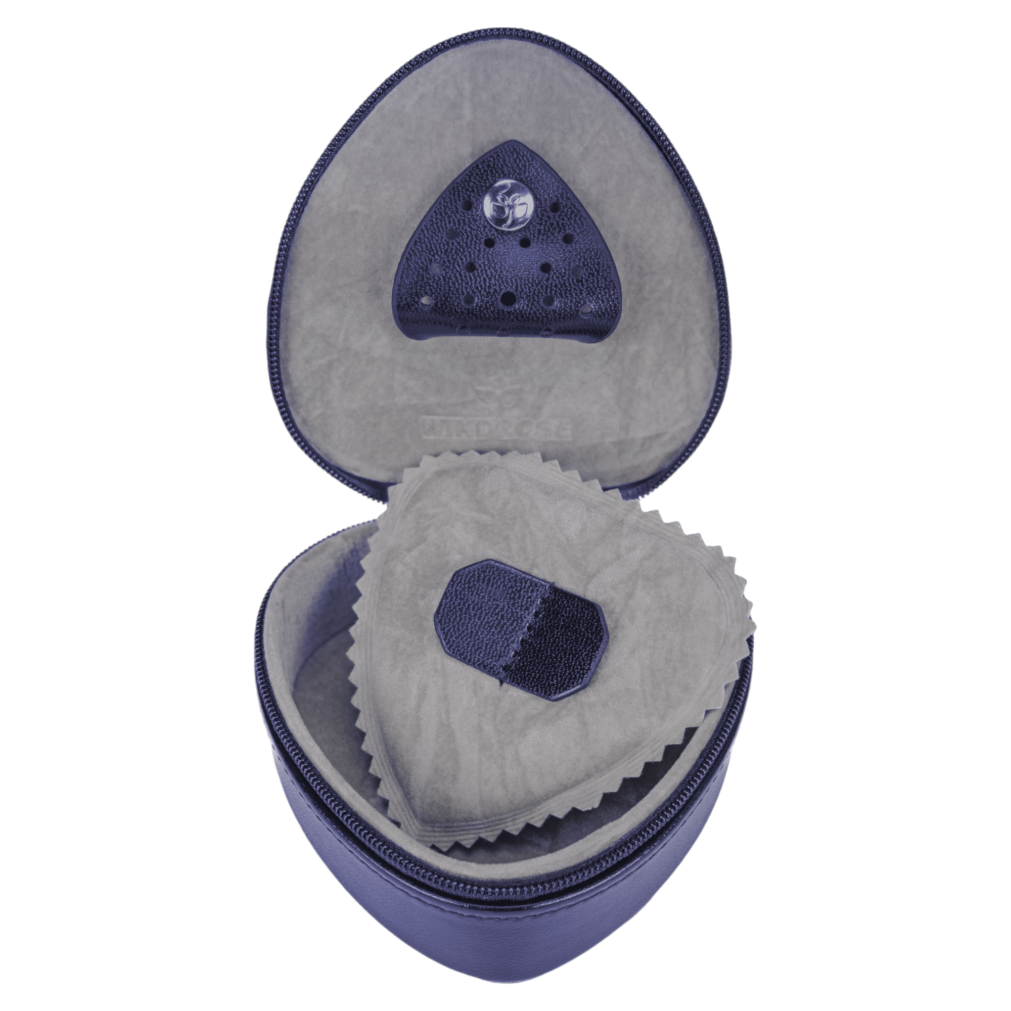Scatola a cuore piccola Merino Moda / blu scuro
