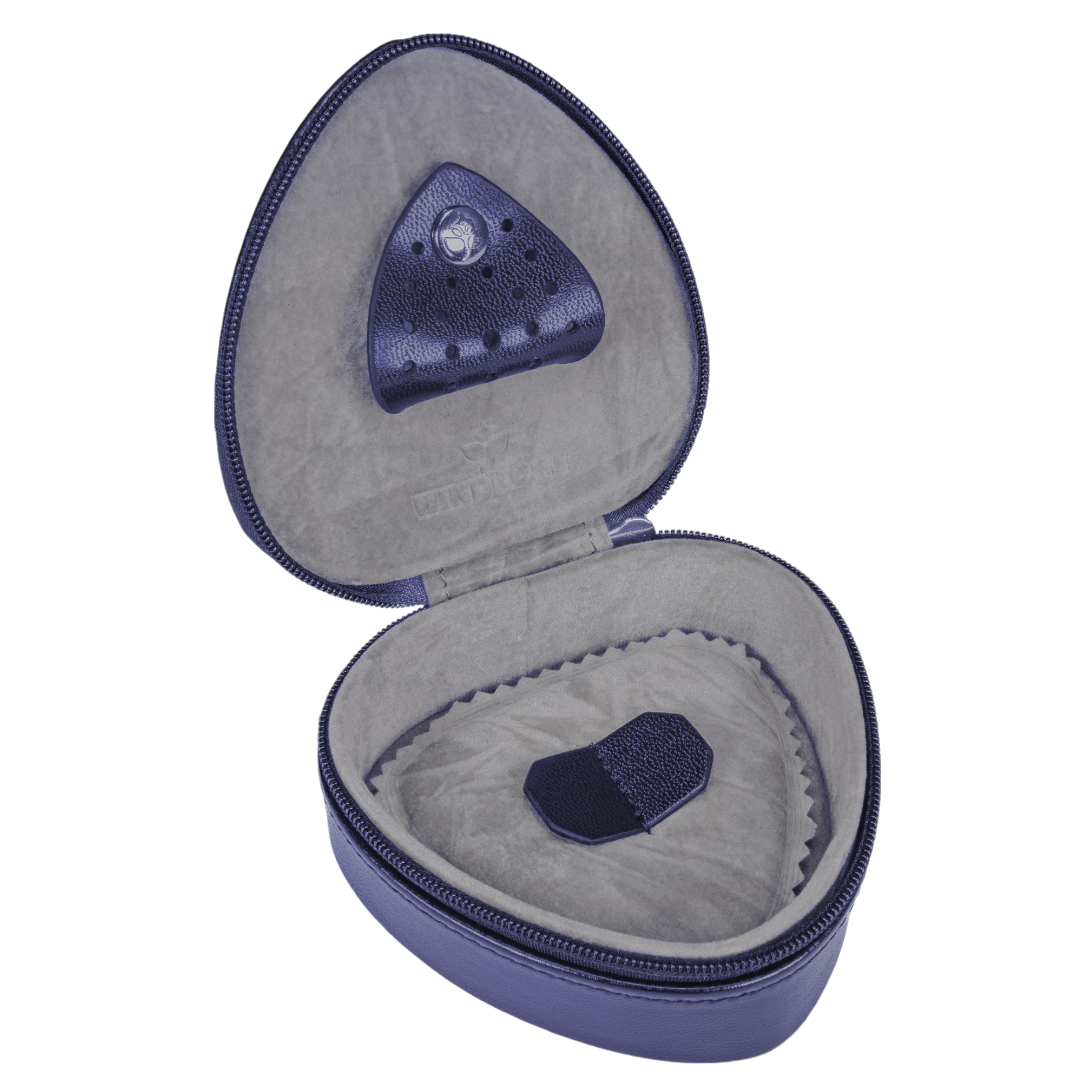 Scatola a cuore piccola Merino Moda / blu scuro