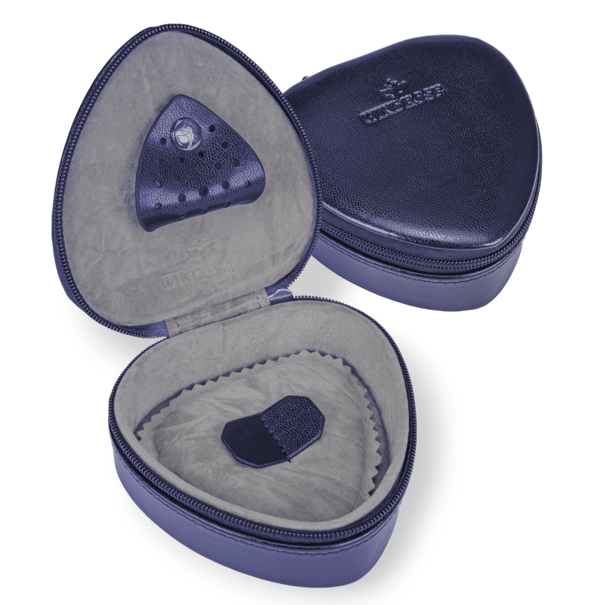 Scatola a cuore piccola Merino Moda / blu scuro