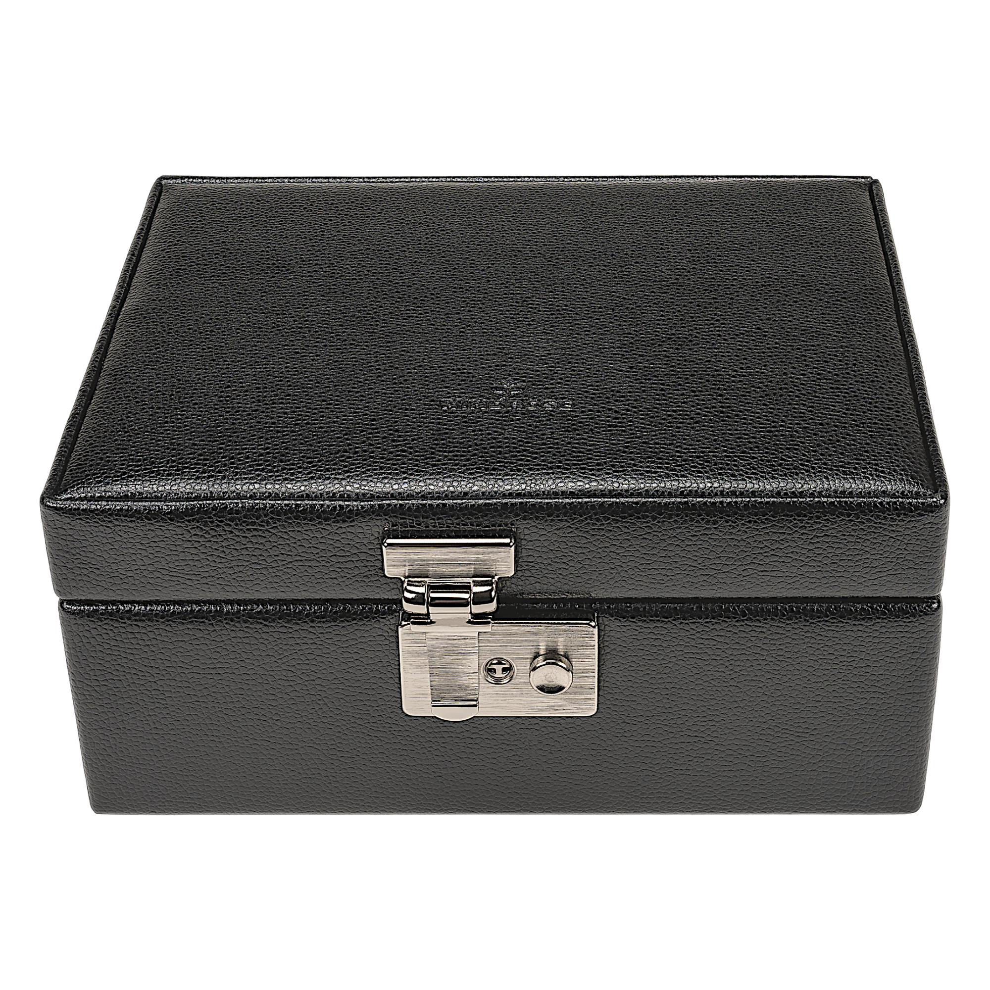 Estuche para relojes Beluga / negro (cuero)