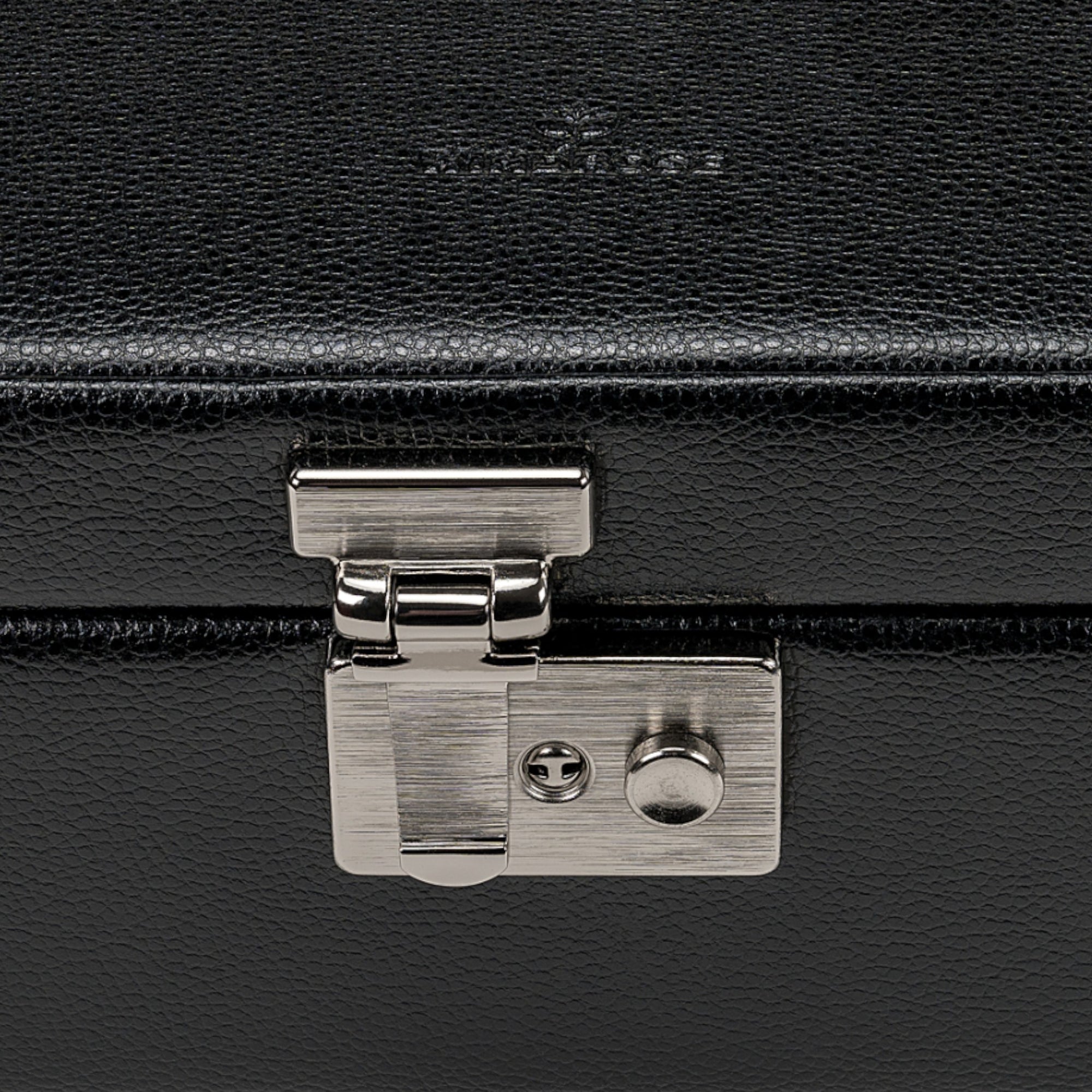 Estuche para relojes Beluga / negro (cuero)