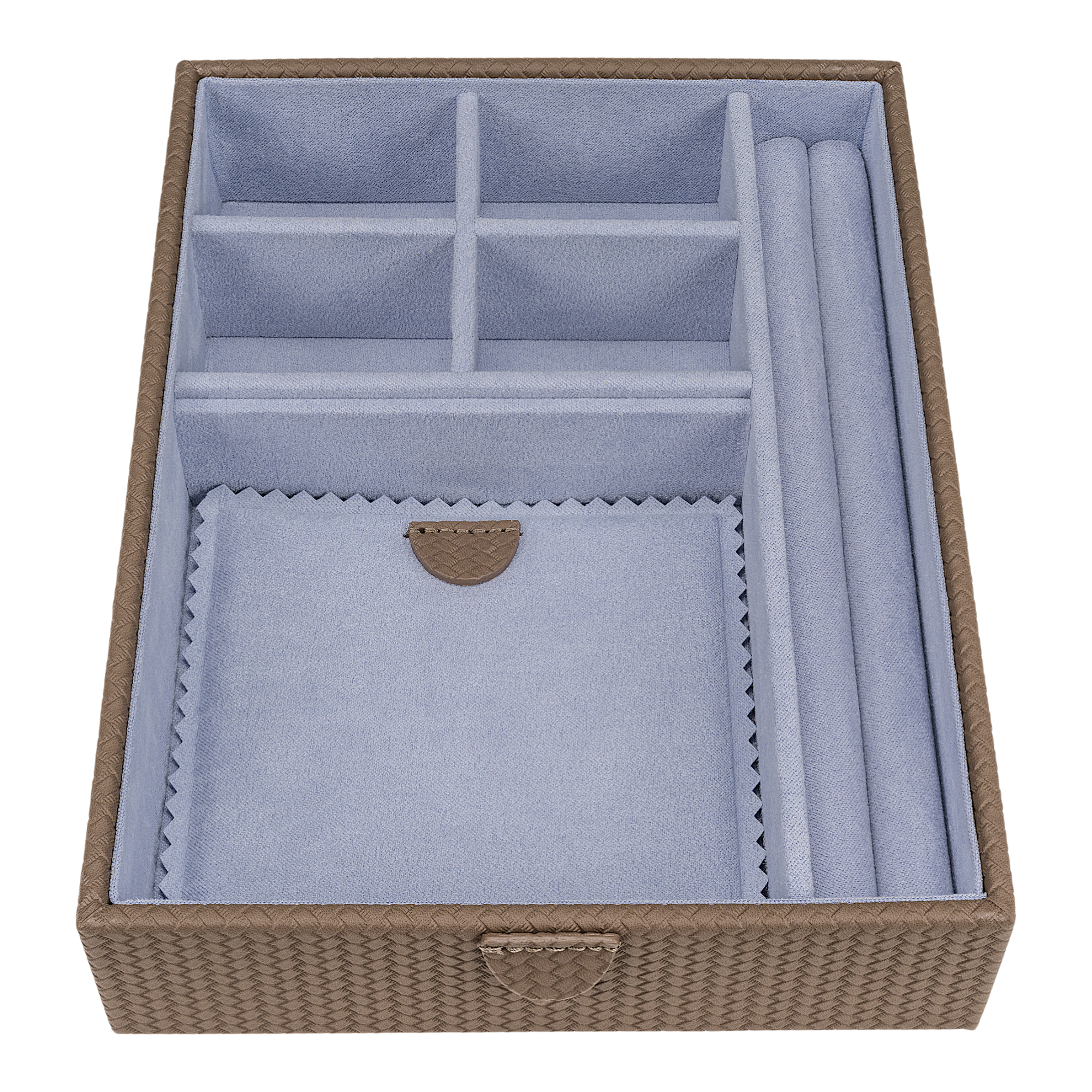 Coffret à bijoux L avec insert Corbello / mocca