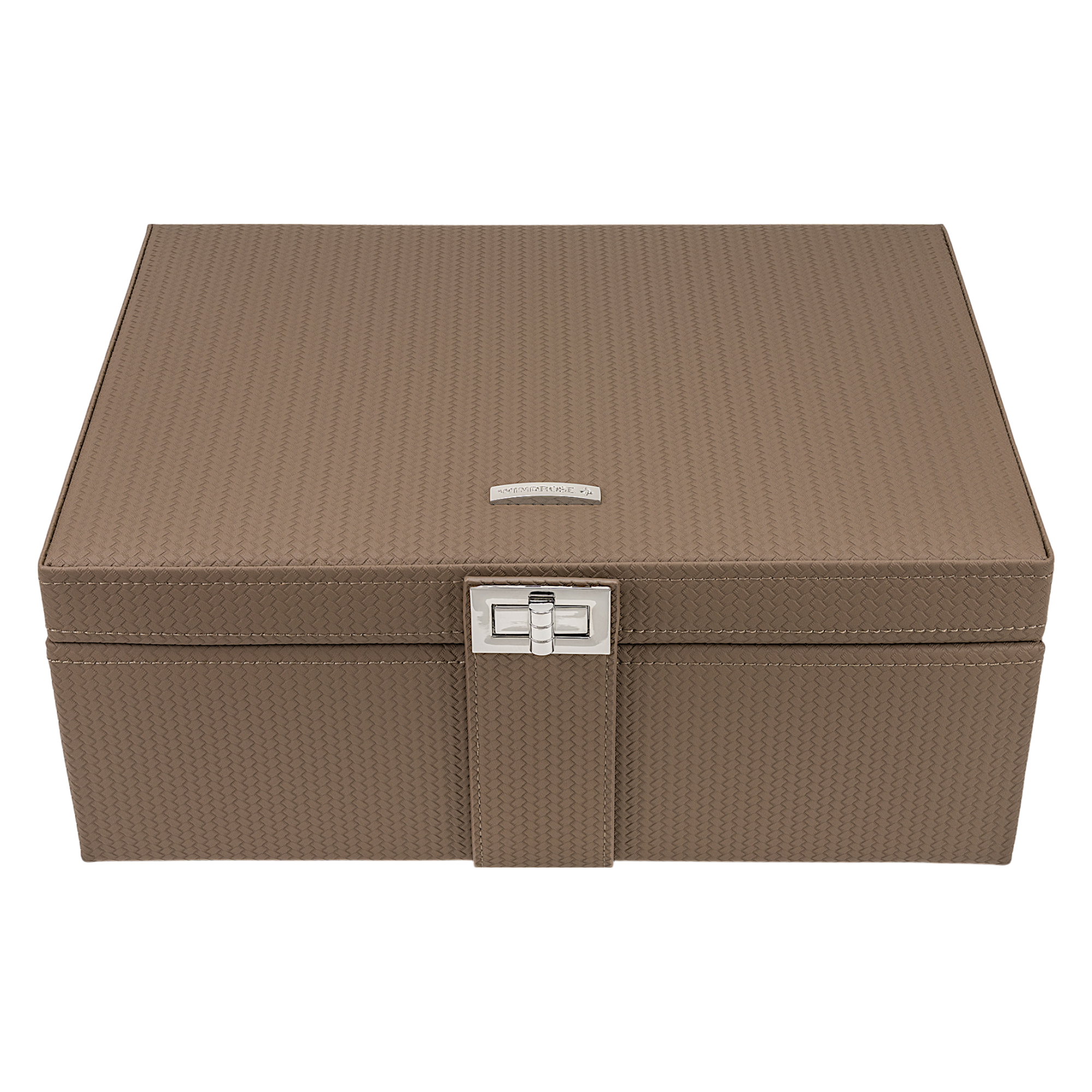 Coffret à bijoux L avec insert Corbello / mocca