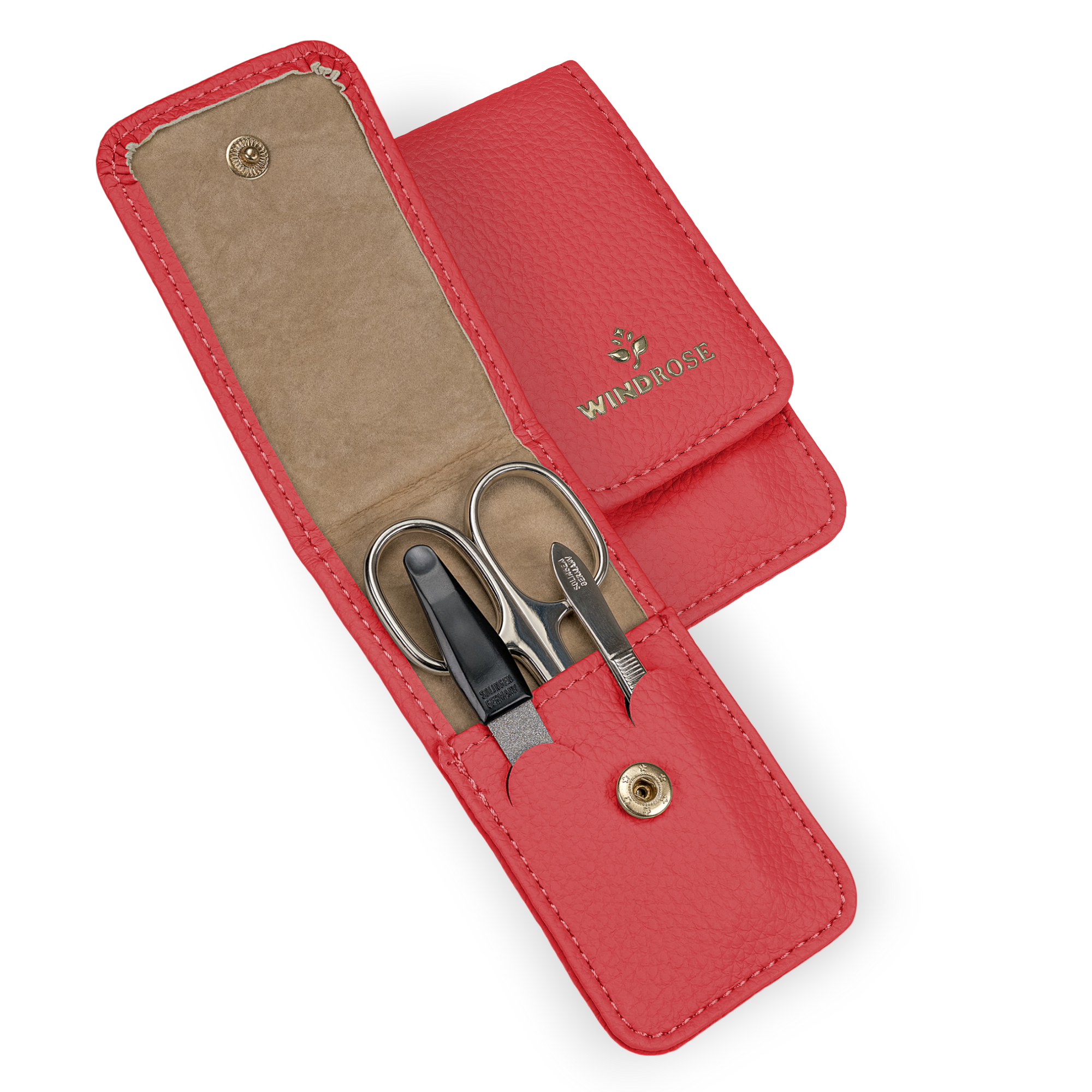 3-delige manicurekoffer Aurora / koraal