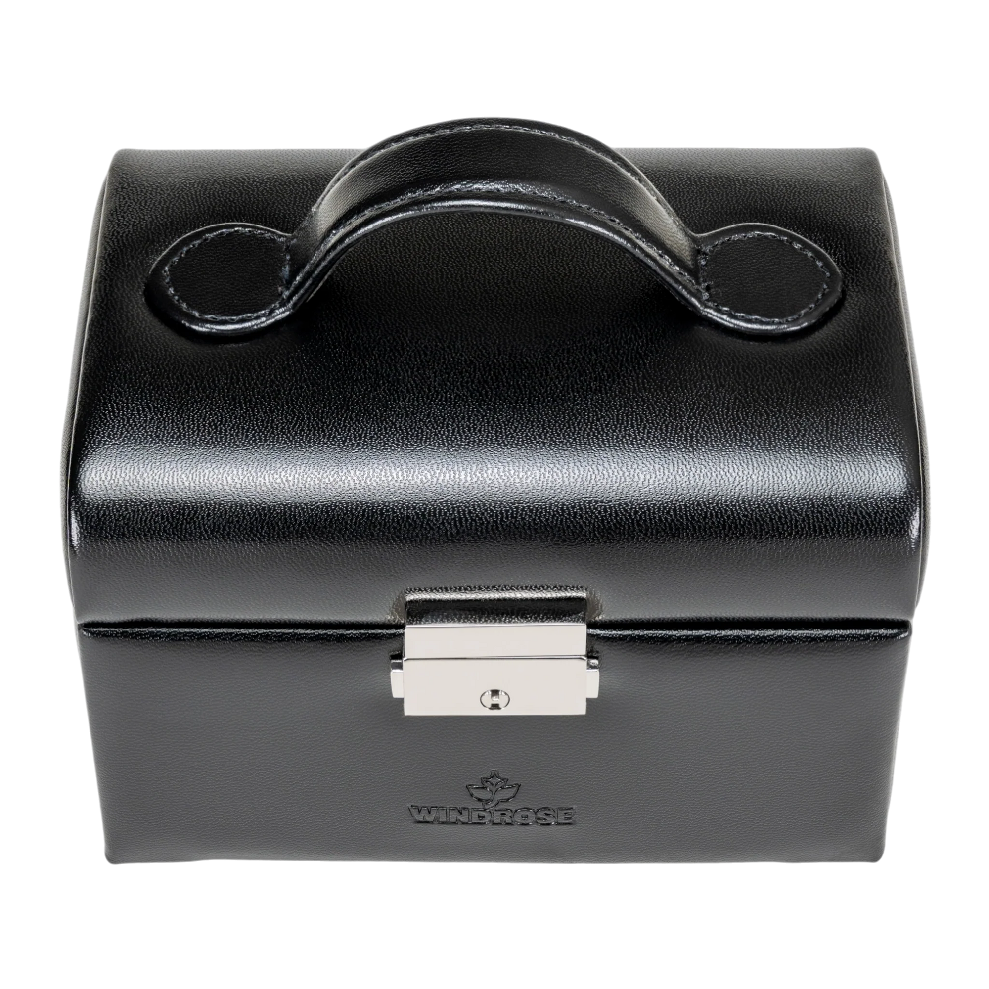 small jewelry case Merino / black