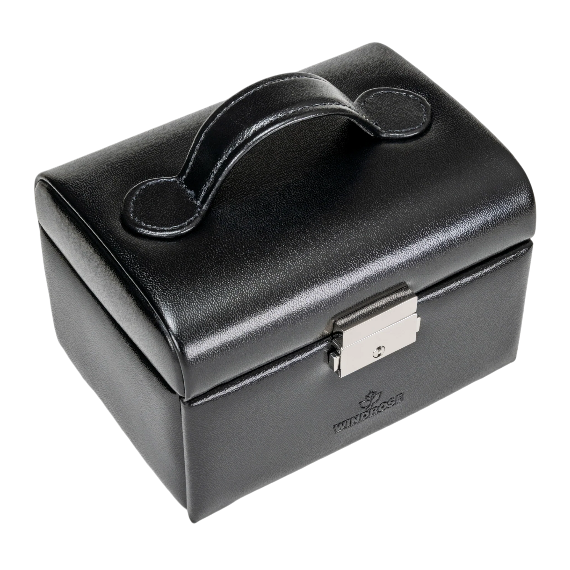 small jewelry case Merino / black