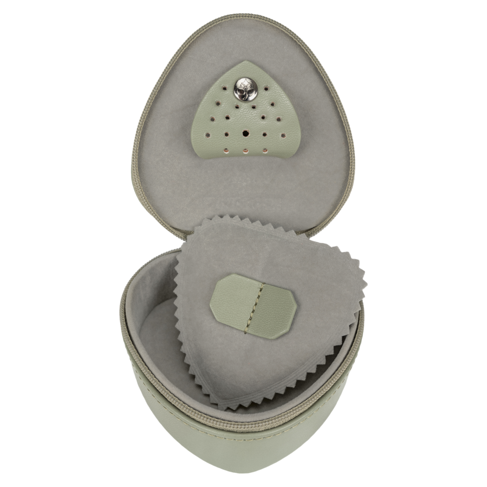 Klein hartendoosje Merino Moda / salie
