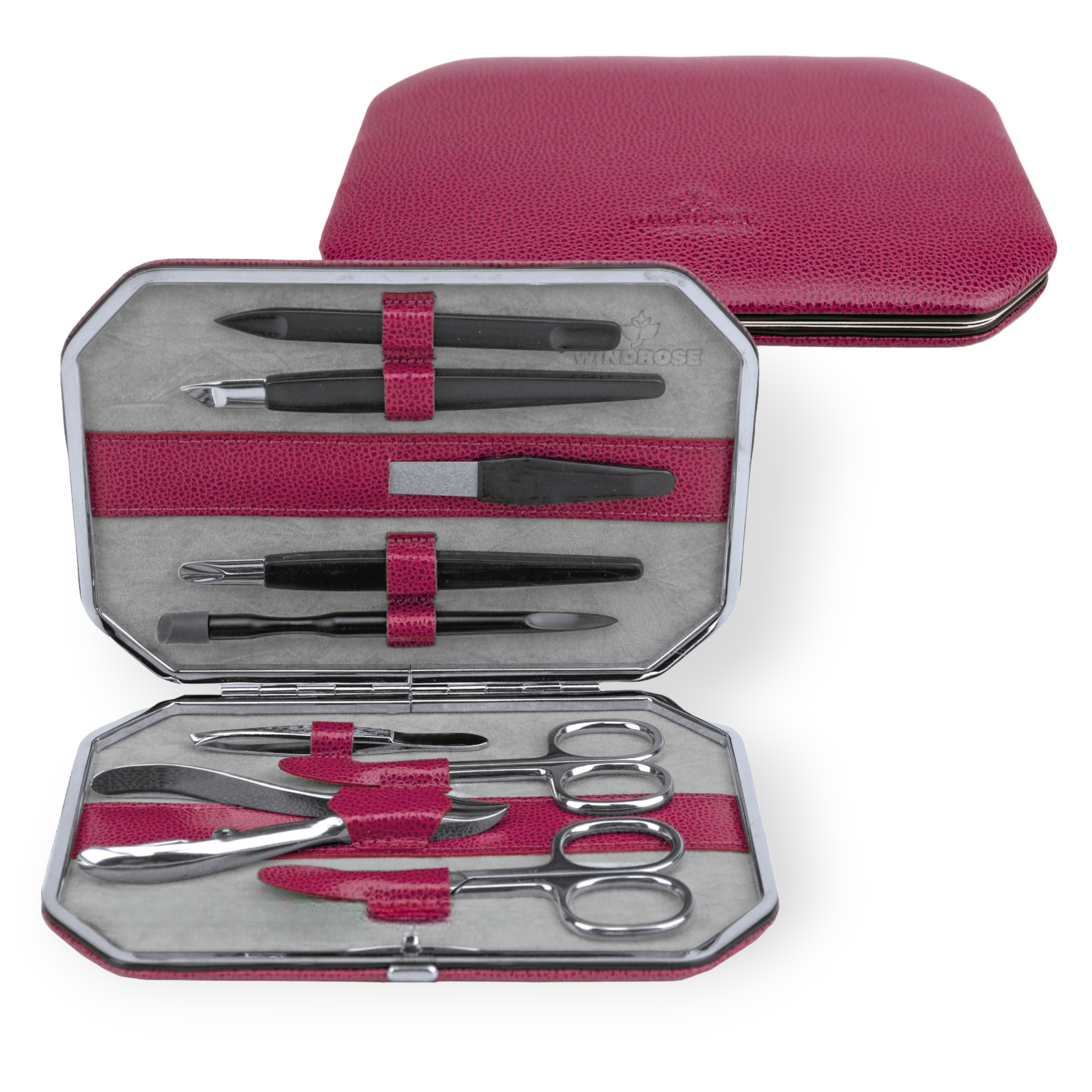 AUSONIA 5-teiliges Maniküre-Set Aus Edelstahl – Made In Italy, Professionelle Nagelpflege-Werkzeuge