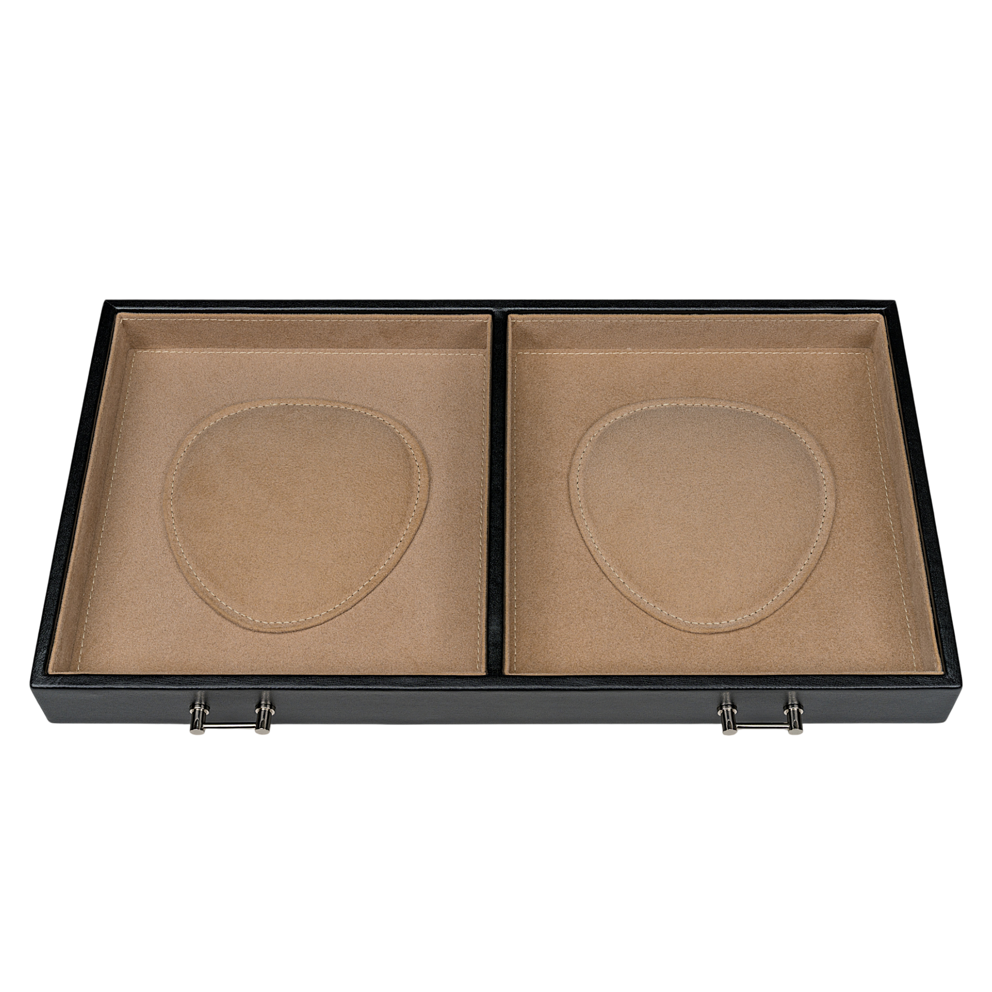 Schmuck-/ Uhrenkoffer Ambiance / schwarz (Leder)