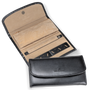Borsa per gioielli in merino / nero