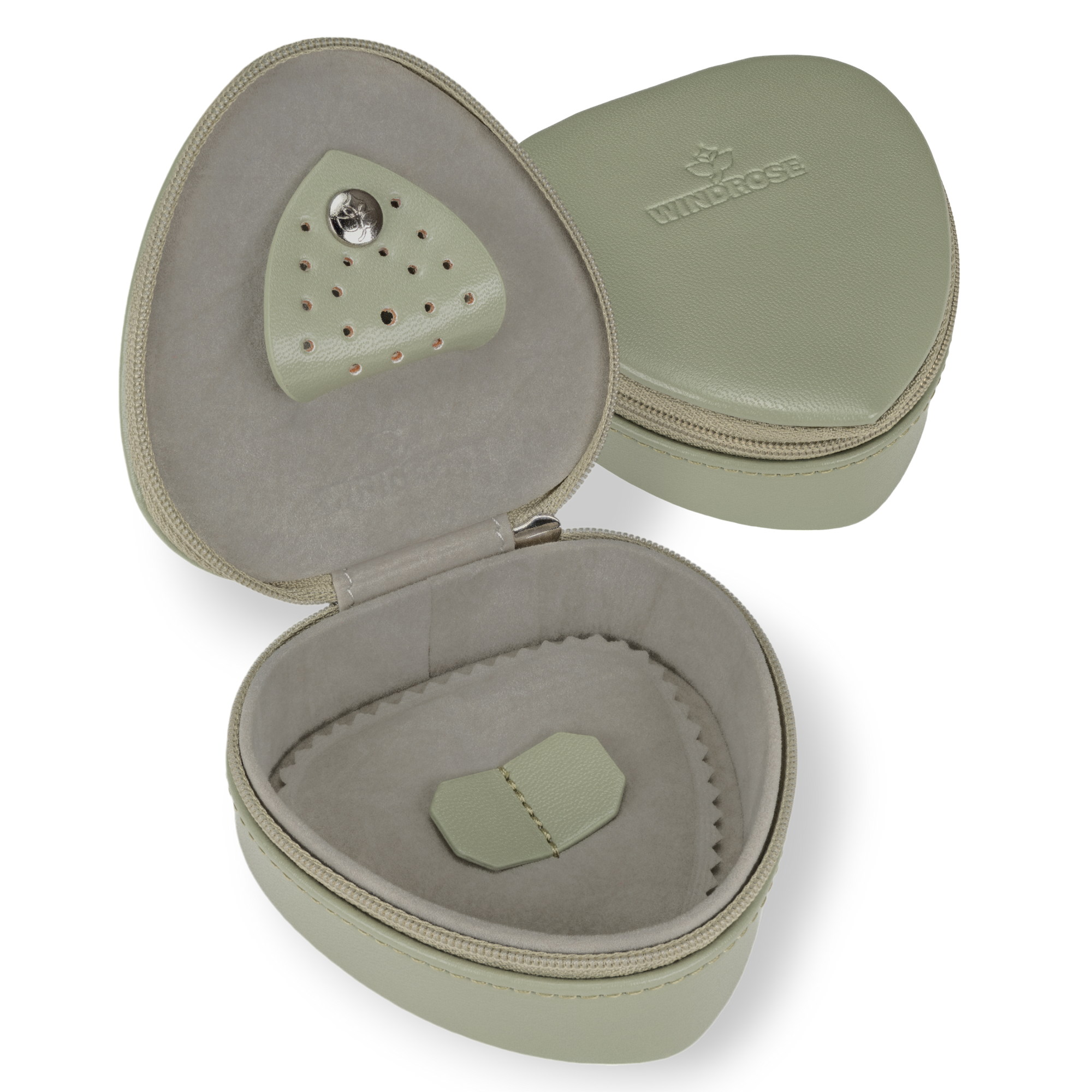 Klein hartendoosje Merino Moda / salie
