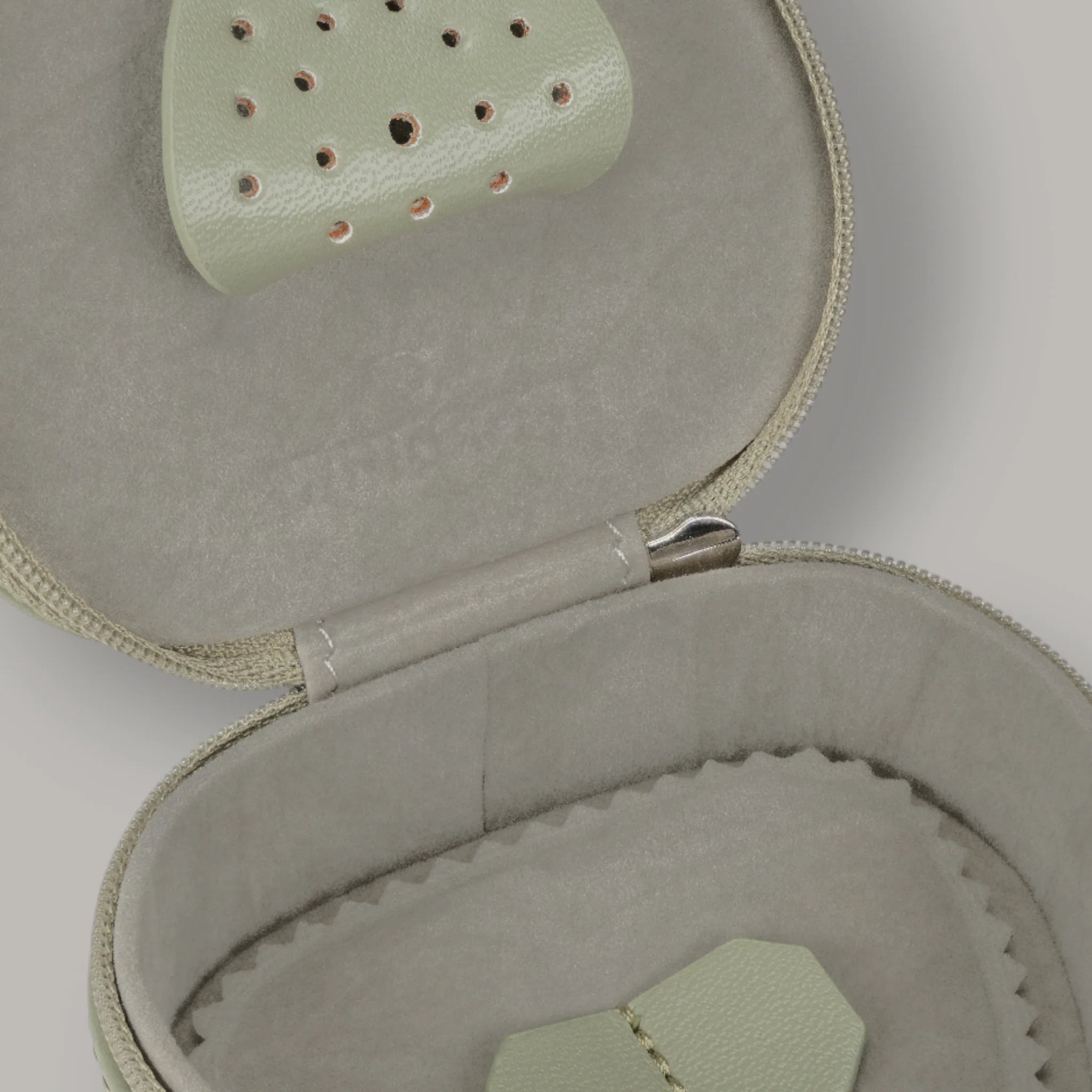 Caja corazón pequeña Merino Moda / salvia
