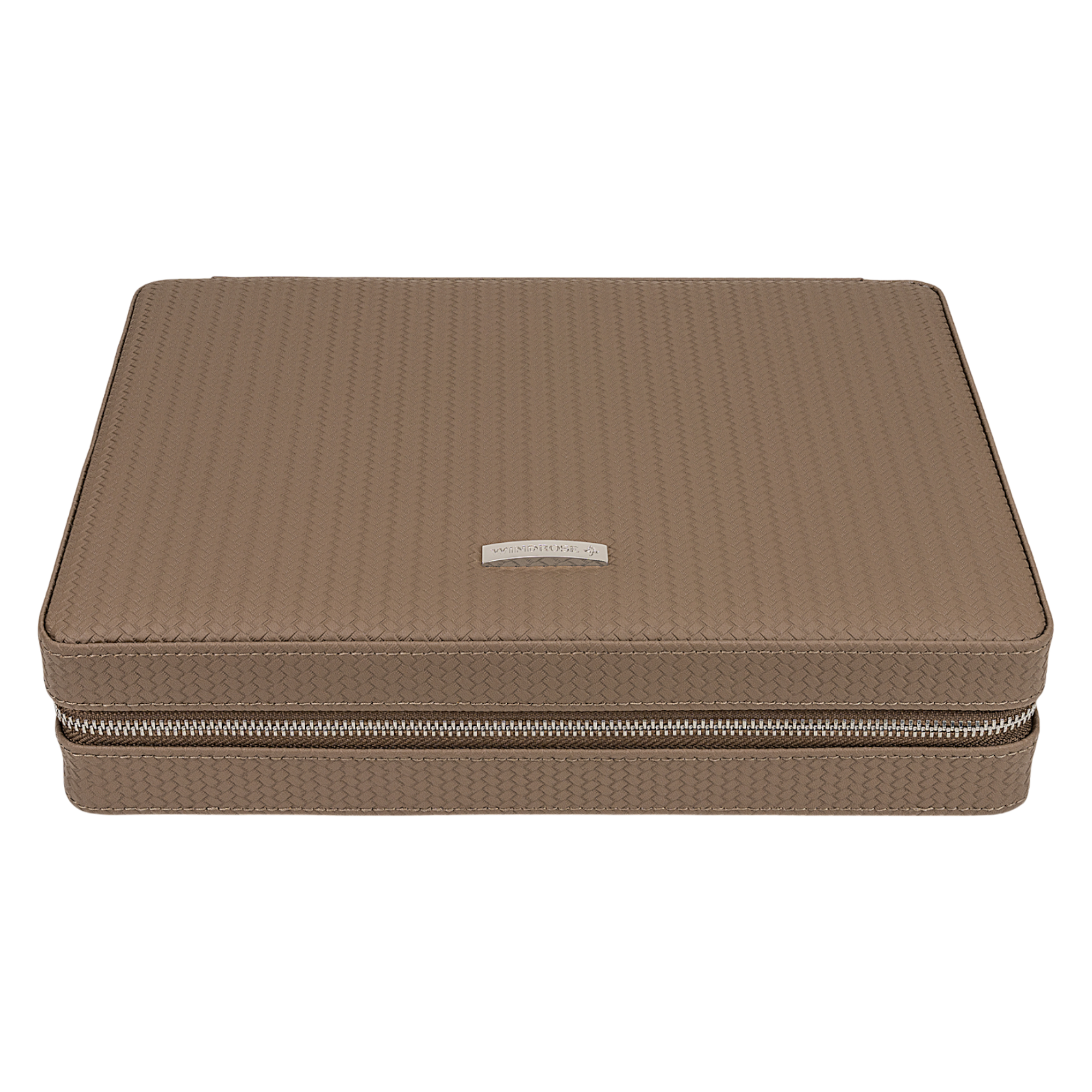 Sieradendoos met rits Corbello / choco