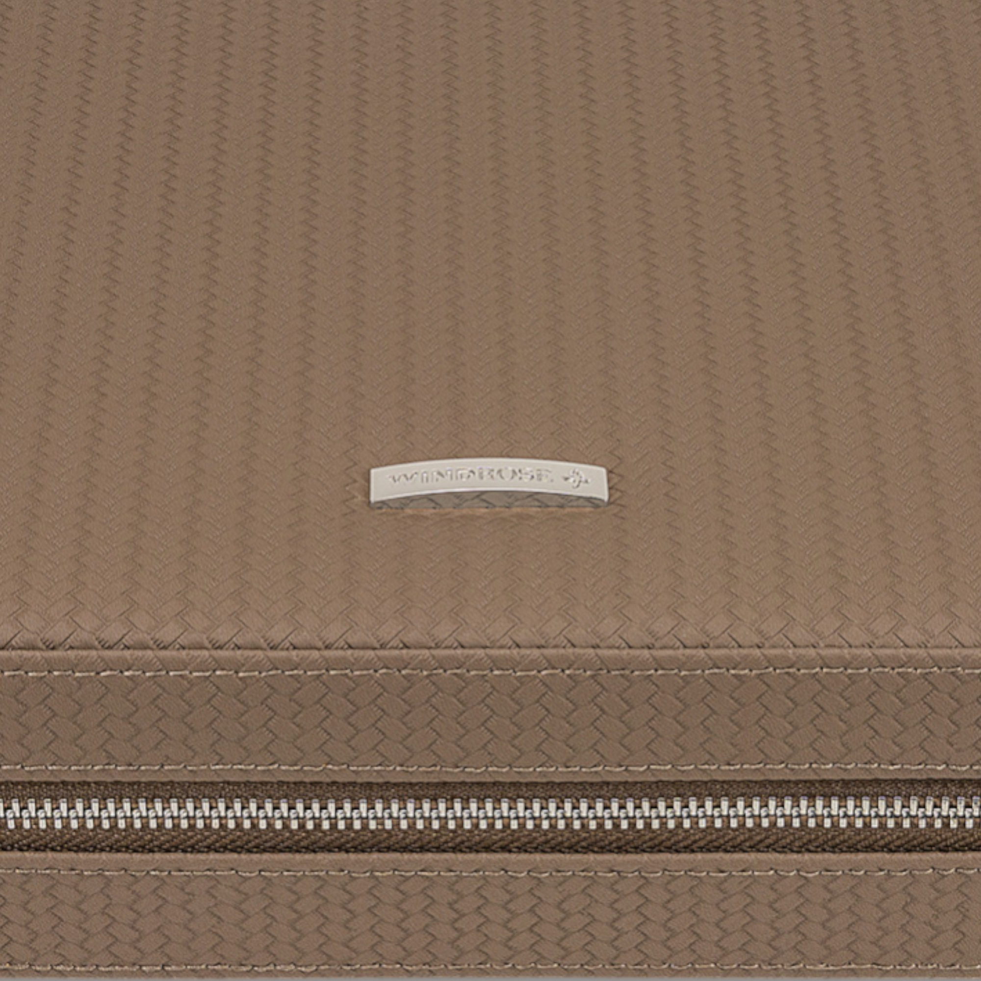 Sieradendoos met rits Corbello / choco