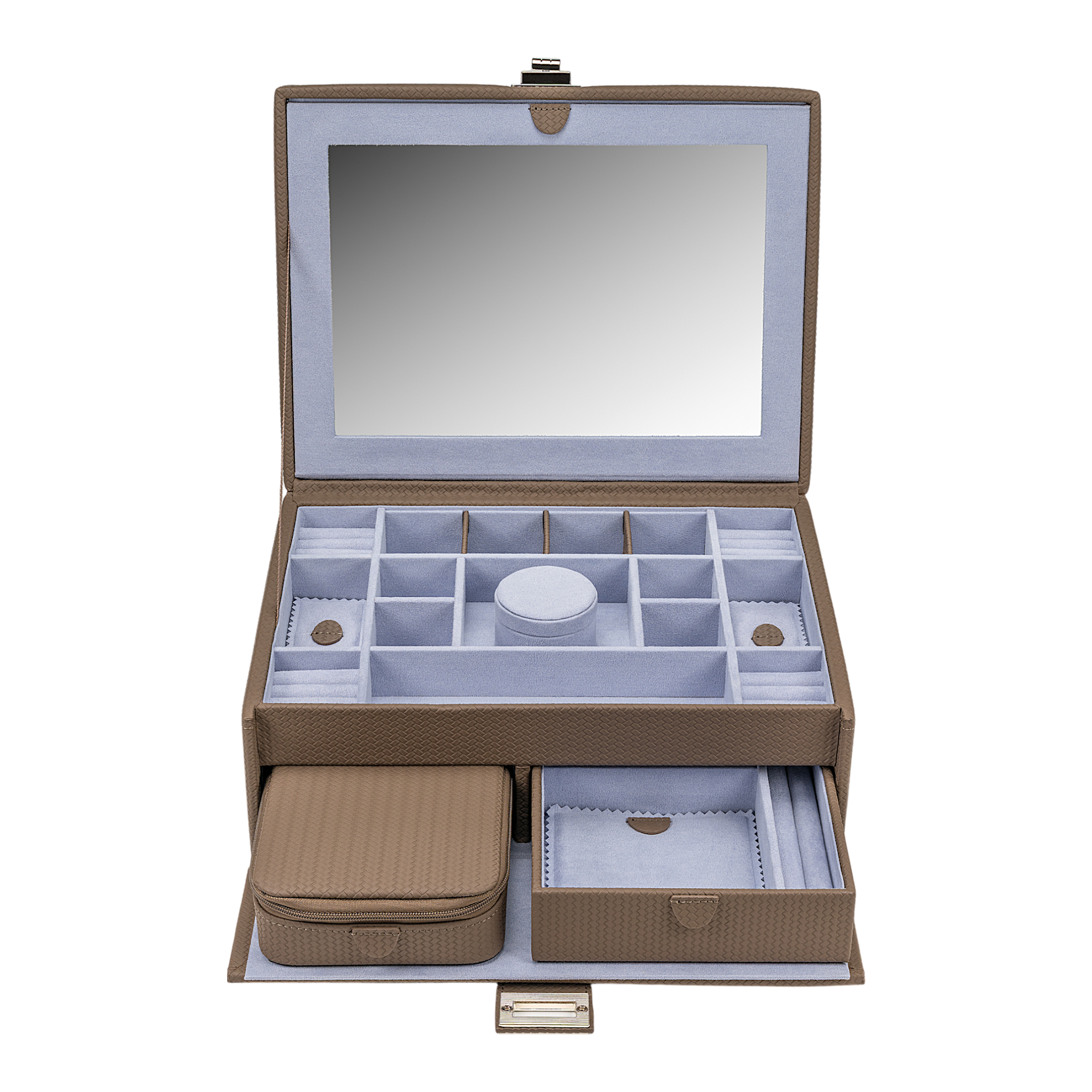 Jewelry case L with insert Corbello / mocca