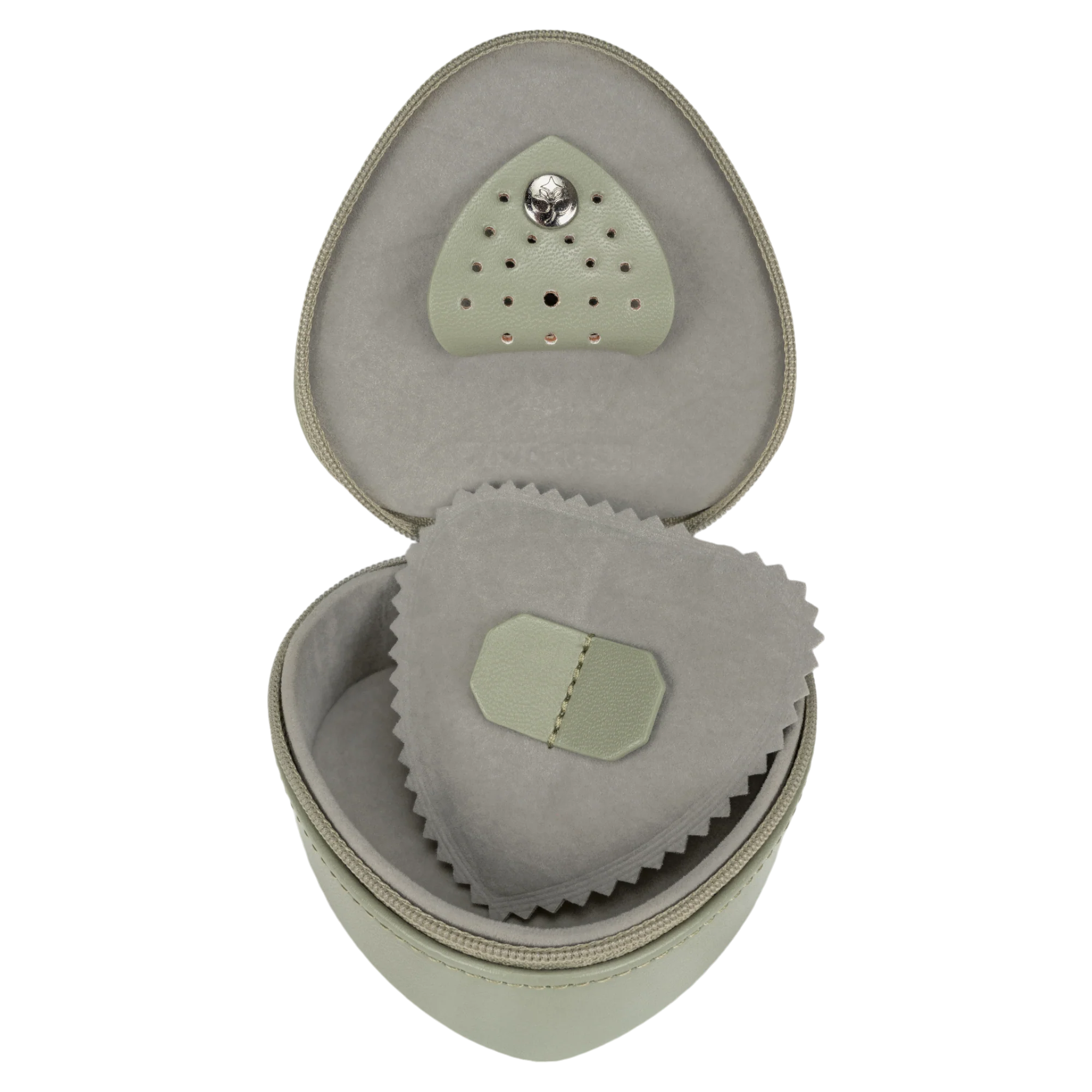 Caja corazón pequeña Merino Moda / salvia