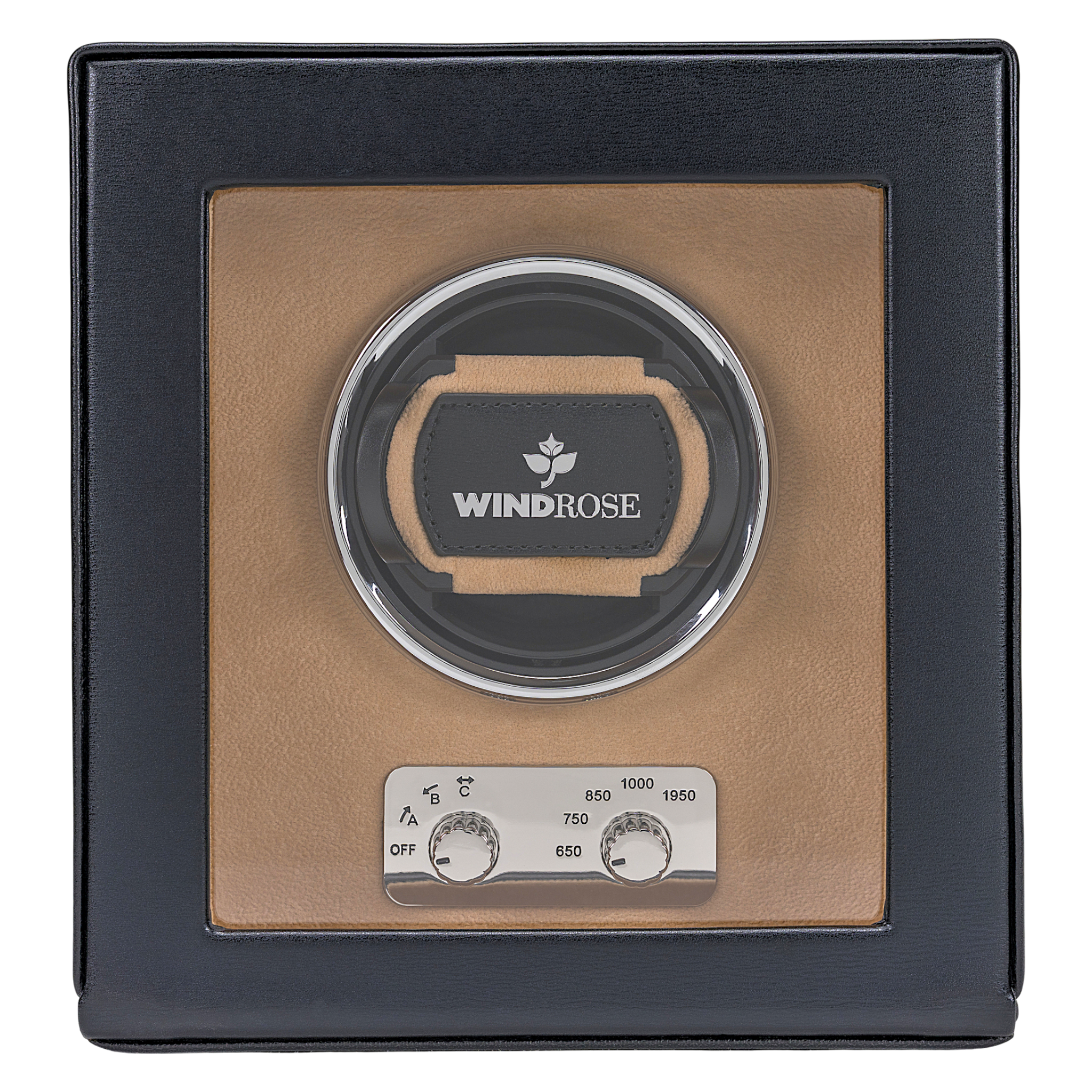 Watch winder 1 watch Ambiance / black (leather) – Windrose ...